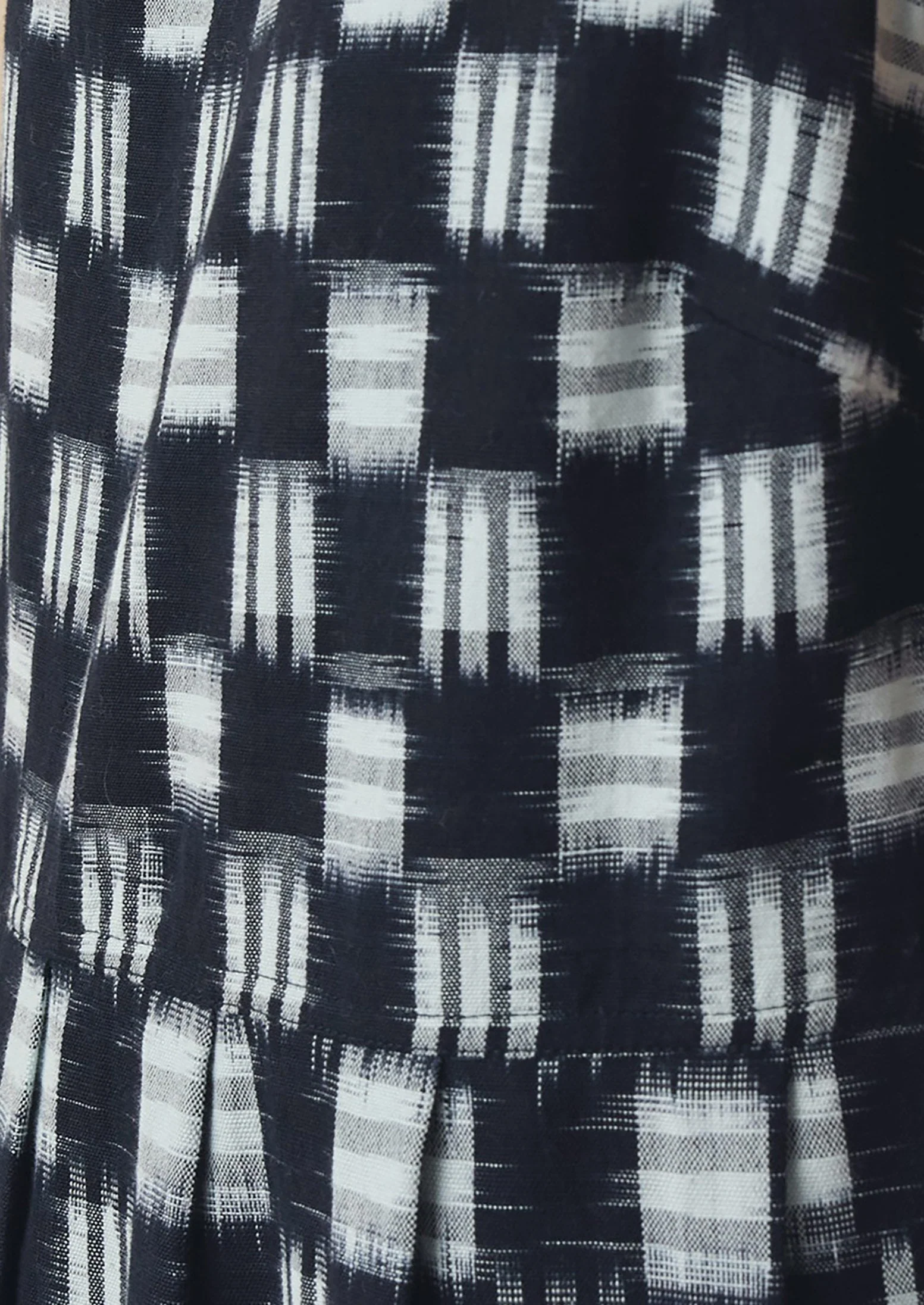 Aila Lore Ikat Cotton Dress | Indigo - Image 5