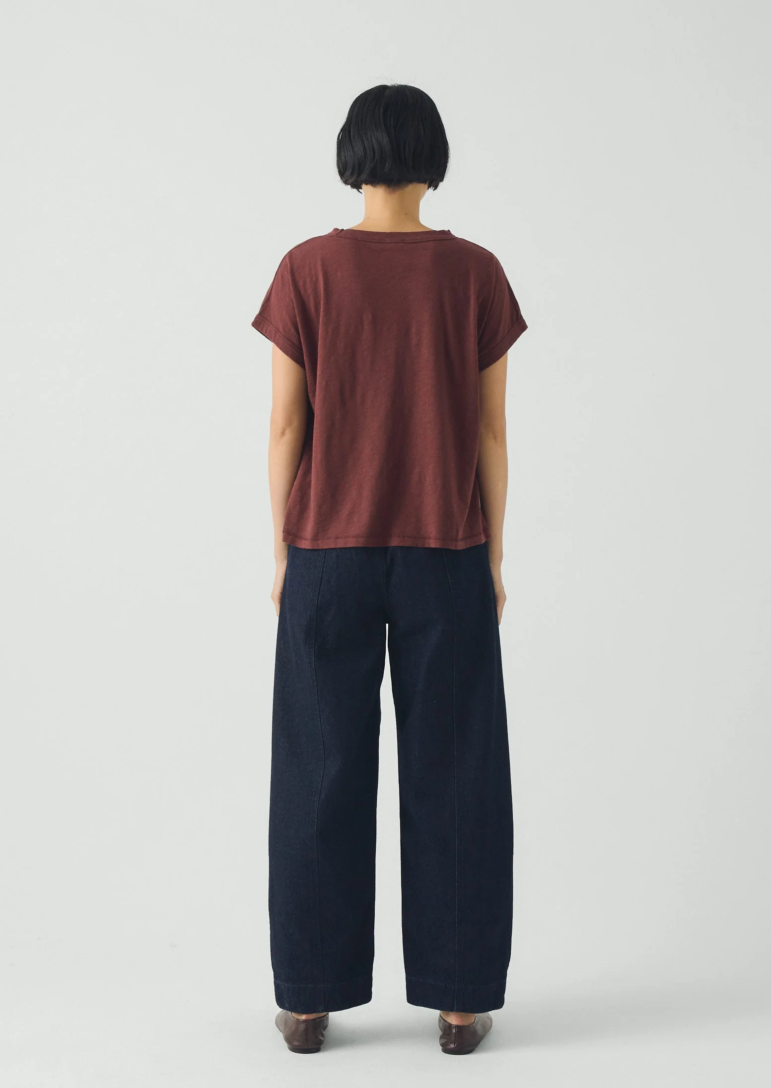 Alda Cotton Easy Tee | Radicchio - Image 5