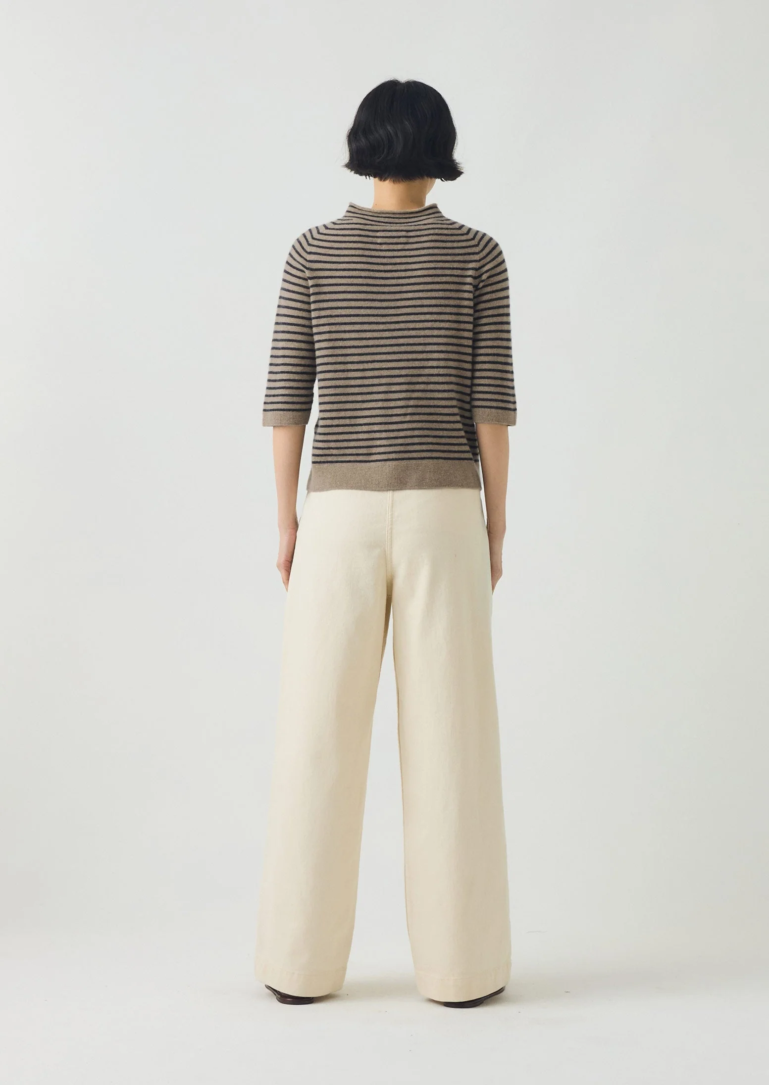 Annie Denim Full Length Jeans | Ecru - Image 4