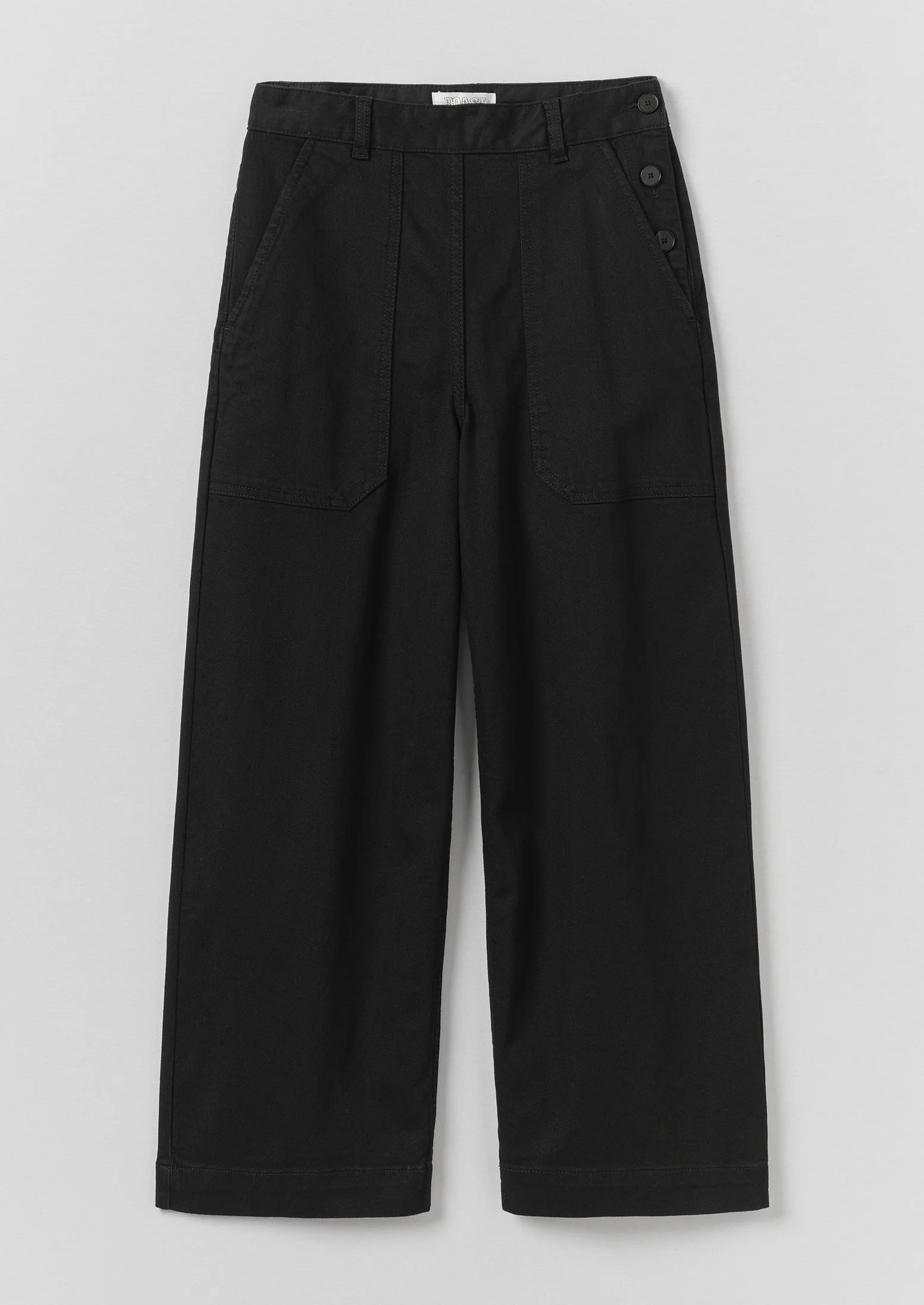 Annie Denim Side Button Jeans | Black - Image 7