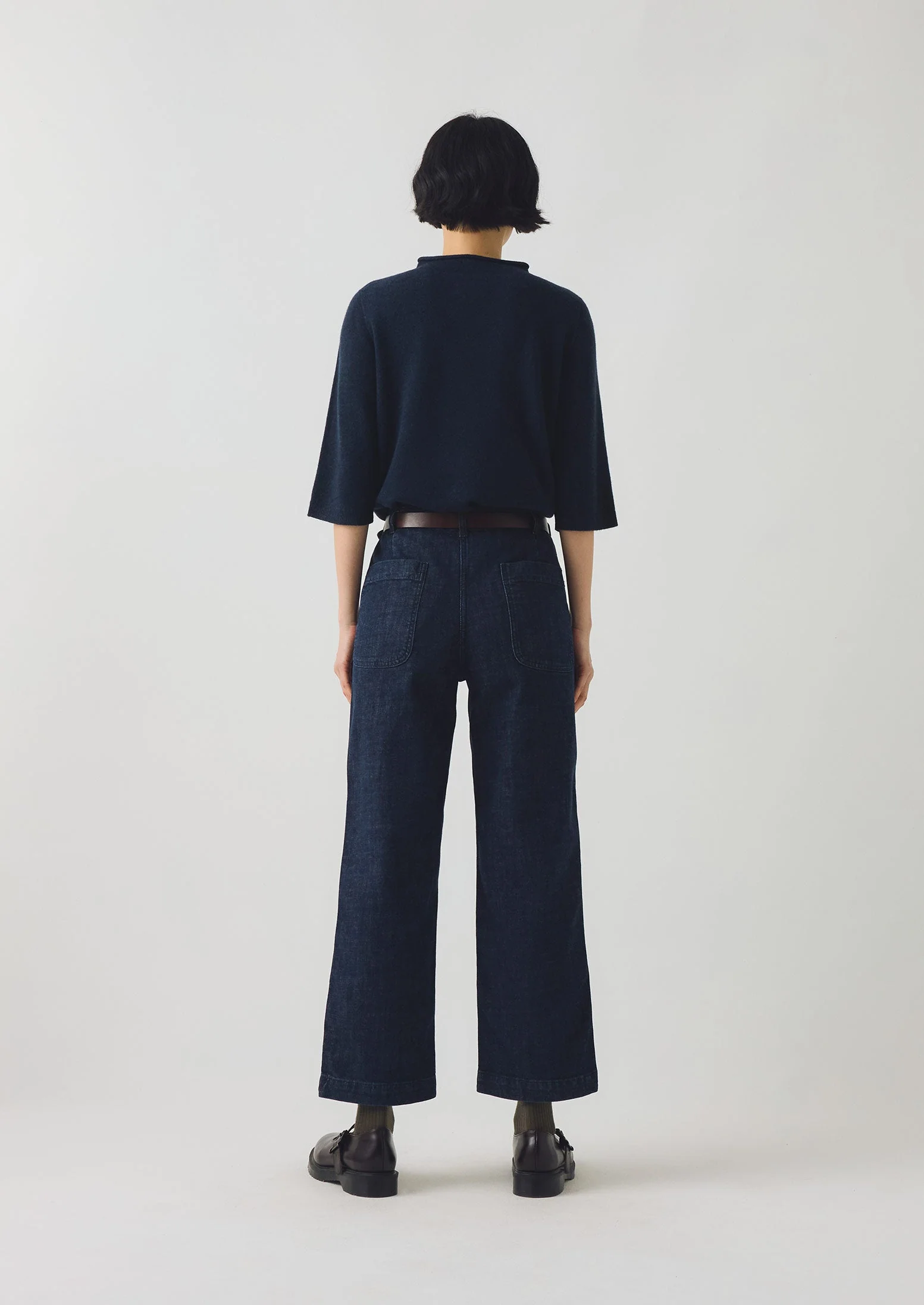 Ashley Cropped Jeans | Indigo - Image 3