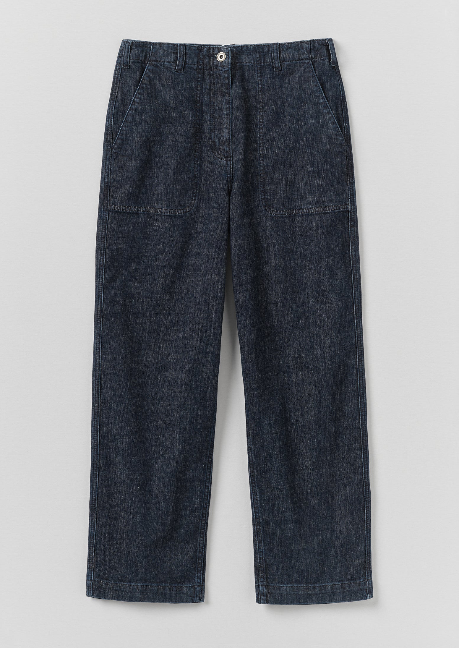 Ashley Cropped Jeans | Indigo - Image 7