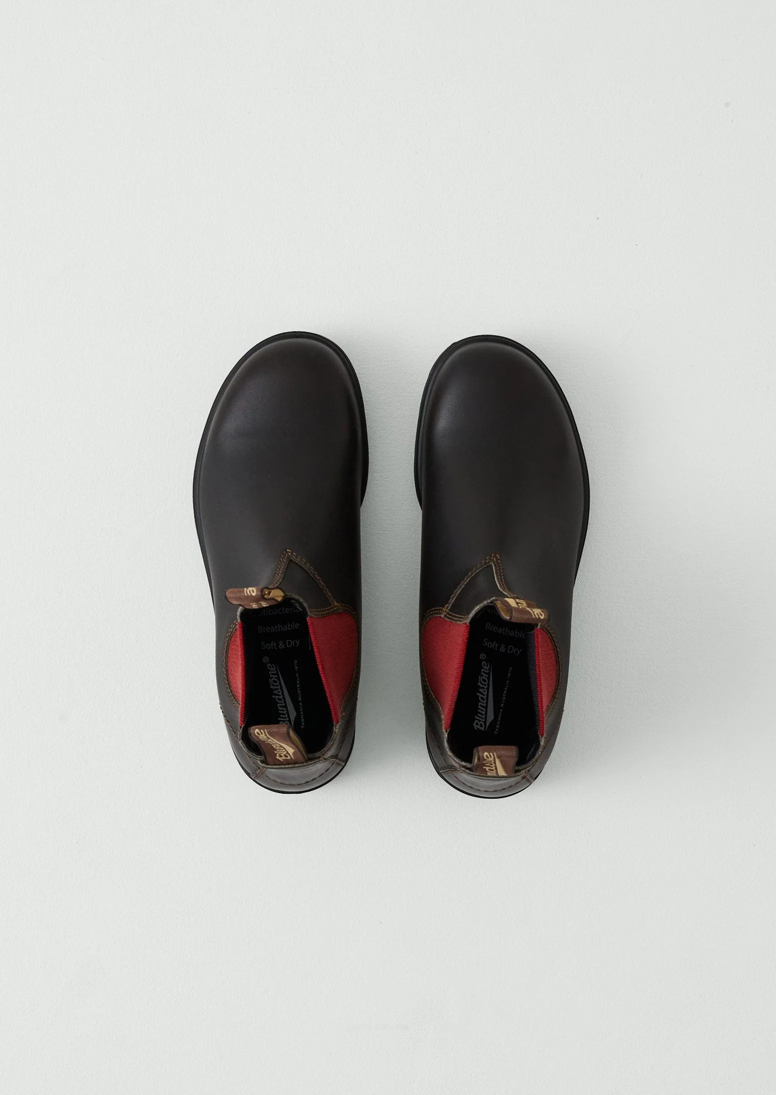 Blundstone Originals Leather Chelsea Boots | Brown/Crimson - Image 3