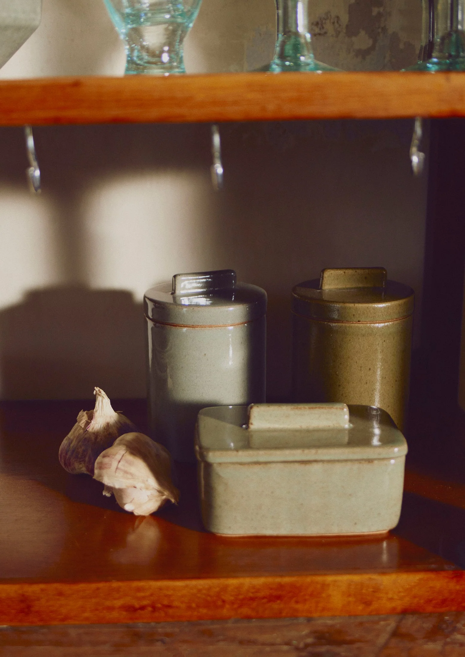 Cisco And The Sun Stoneware Storage Jar | Moss - Image 2