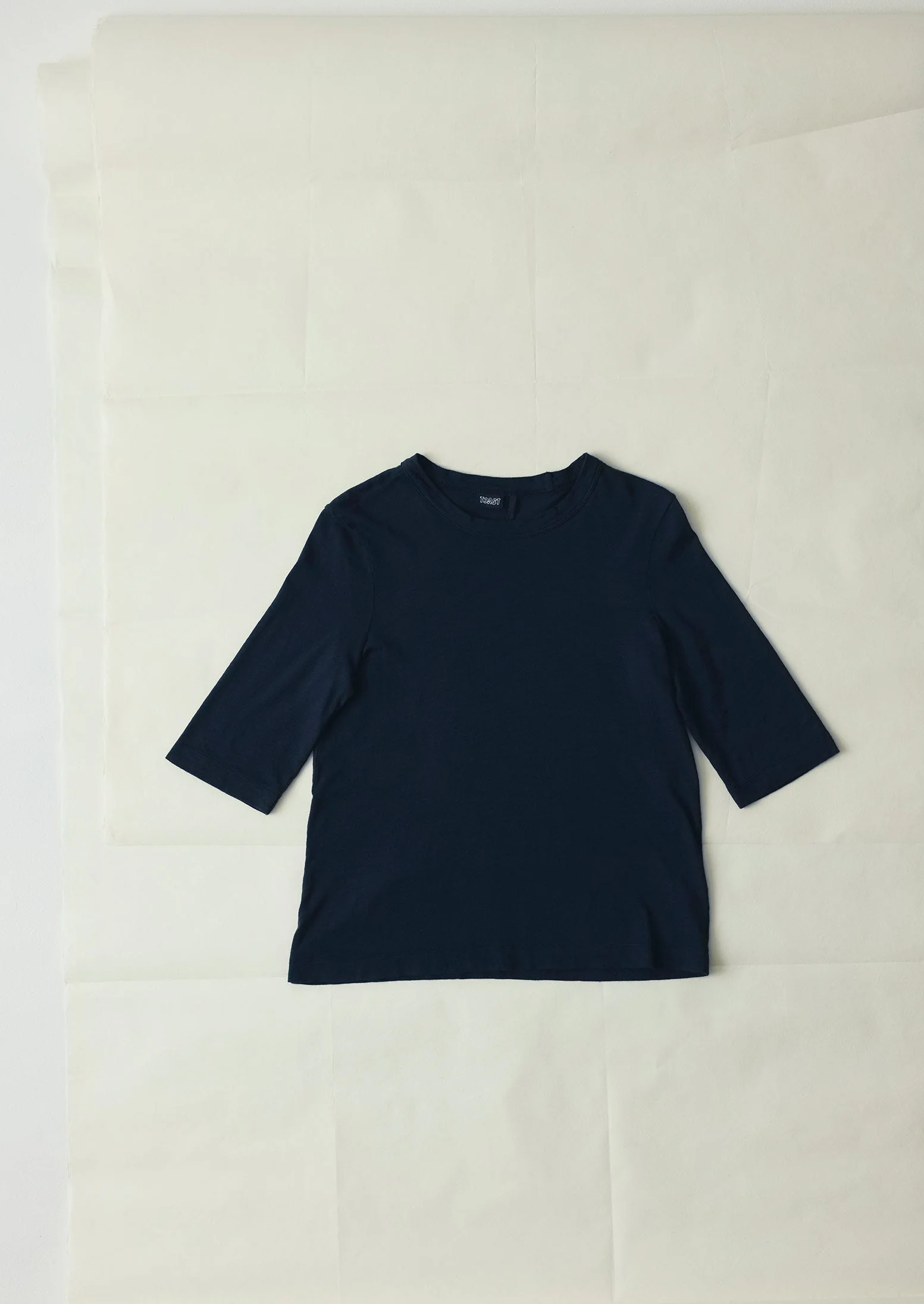 Cleo Garment Dyed Cotton Tee | Indigo