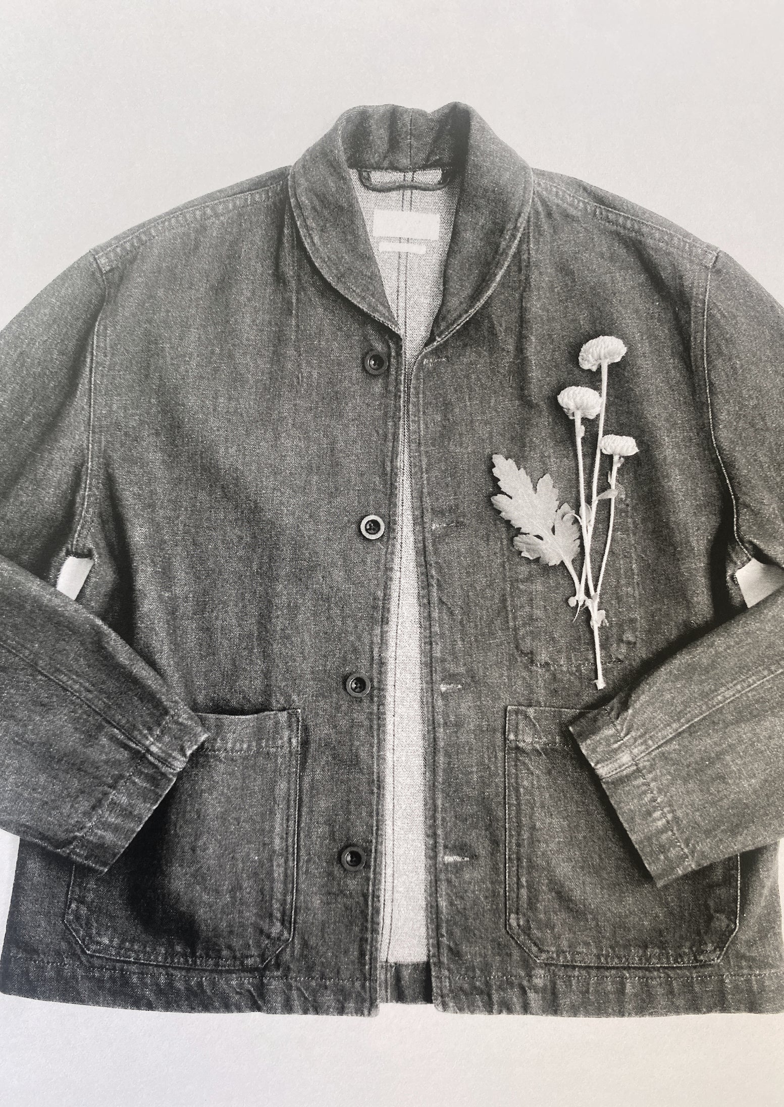 Cotton Linen Denim Jacket | Indigo - Image 8