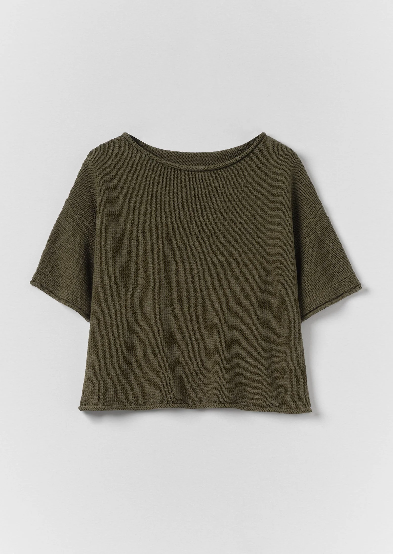 Cotton Linen Knitted Tee | Montella