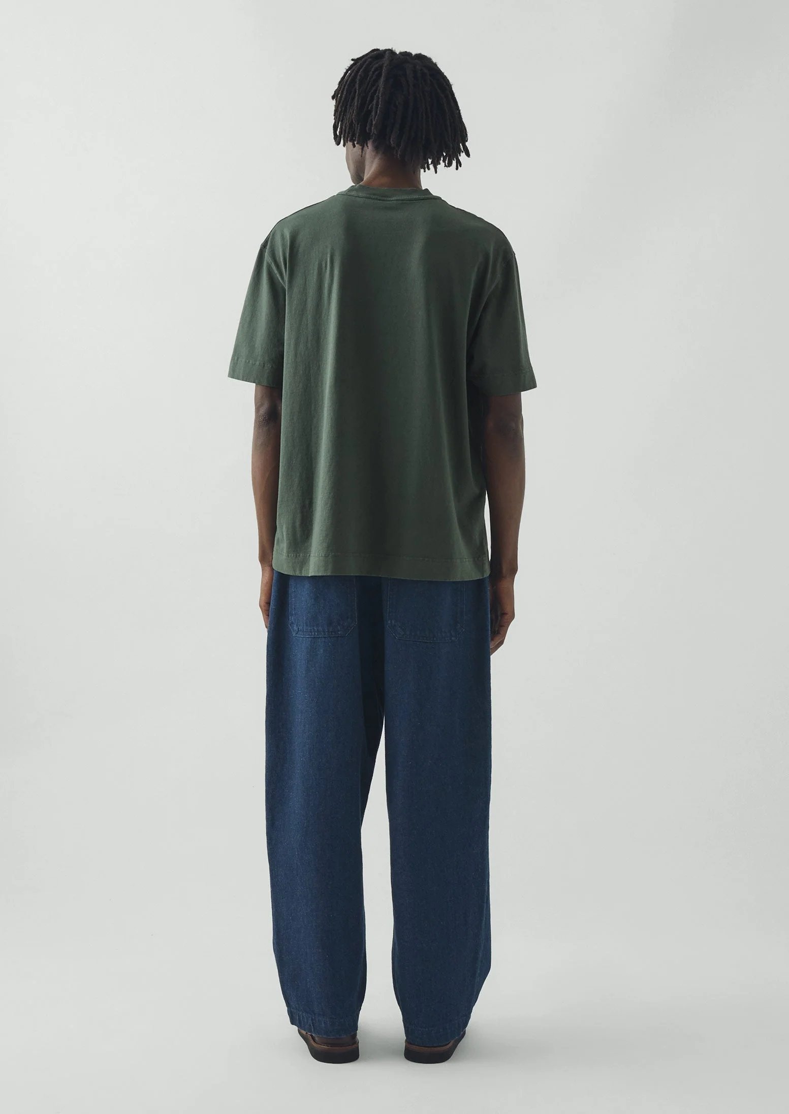 Cotton Relaxed Tee | Croft Green - Image 4
