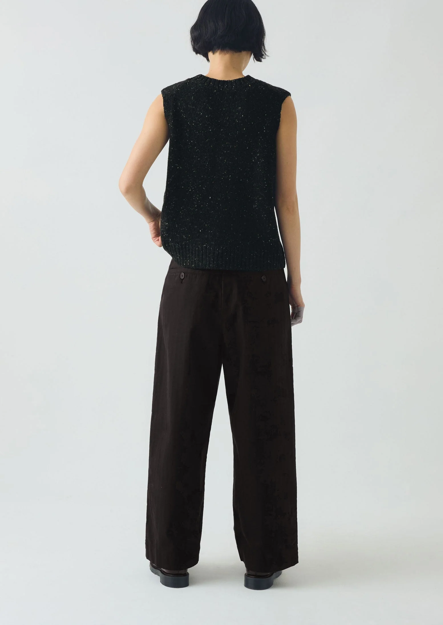 Donegal Merino Tank | Graphite - Image 3