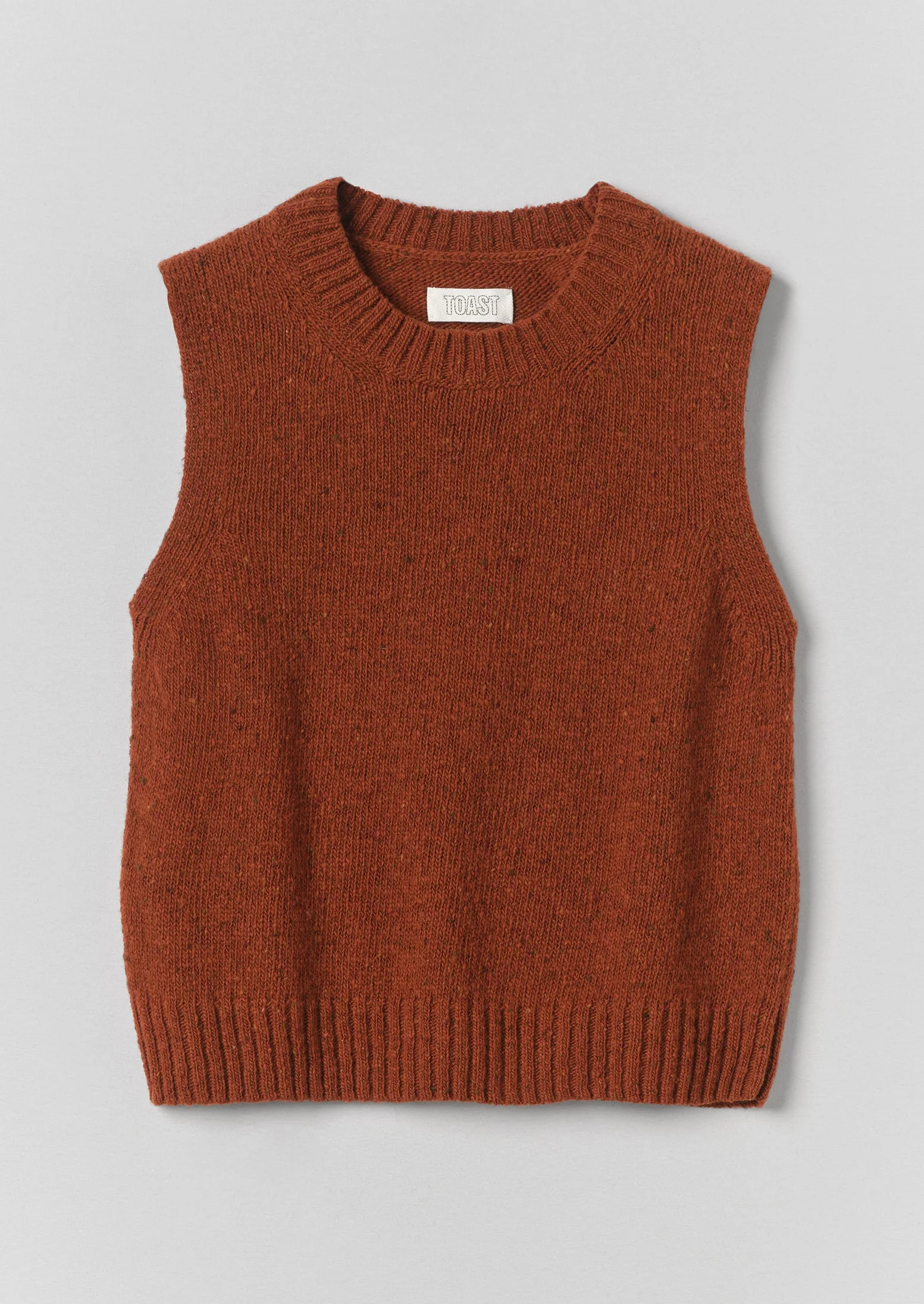 Donegal Merino Tank | Rust