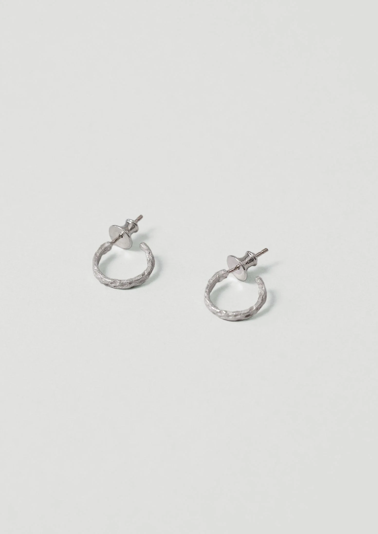 Emily Nixon Urchin Hoop Earrings | Silver