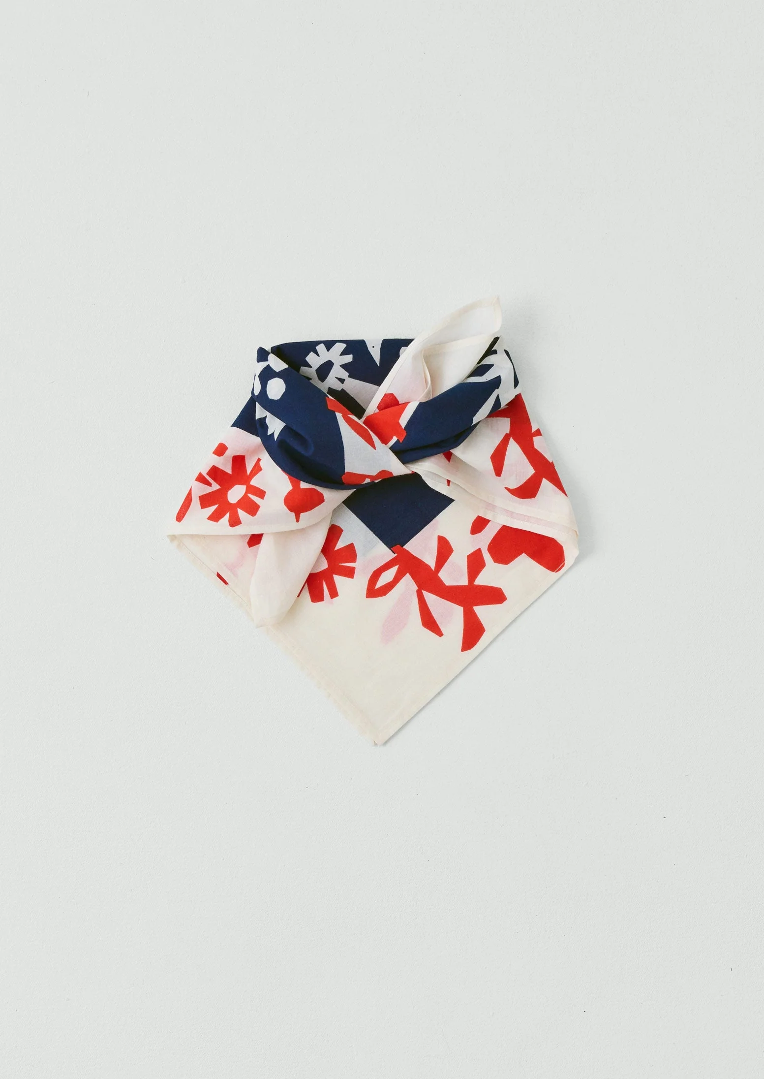 Emma Carlow Tree of Life Print Cotton Bandana | Indigo Blue - Image 5