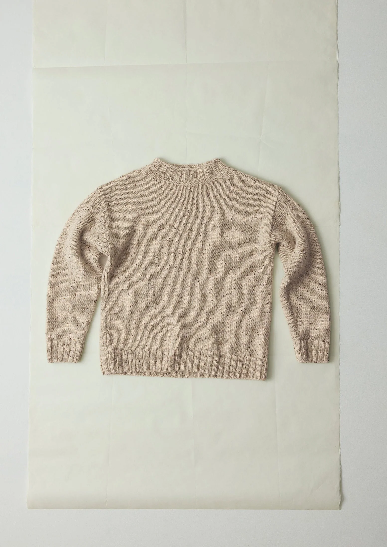 Finn Donegal Wool Sweater | Oatmeal