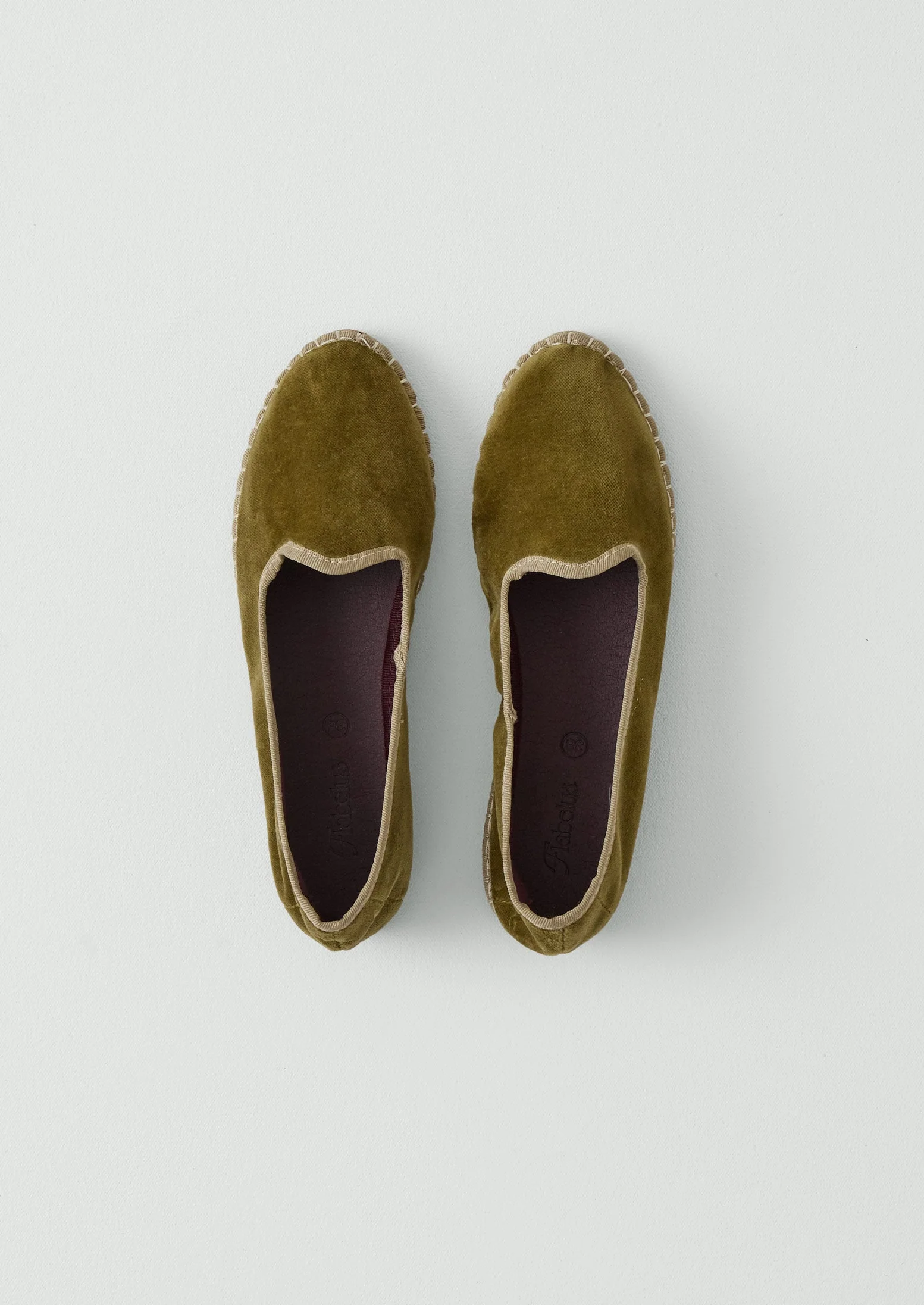 Flabelus Velvet Slippers | Olive - Image 3