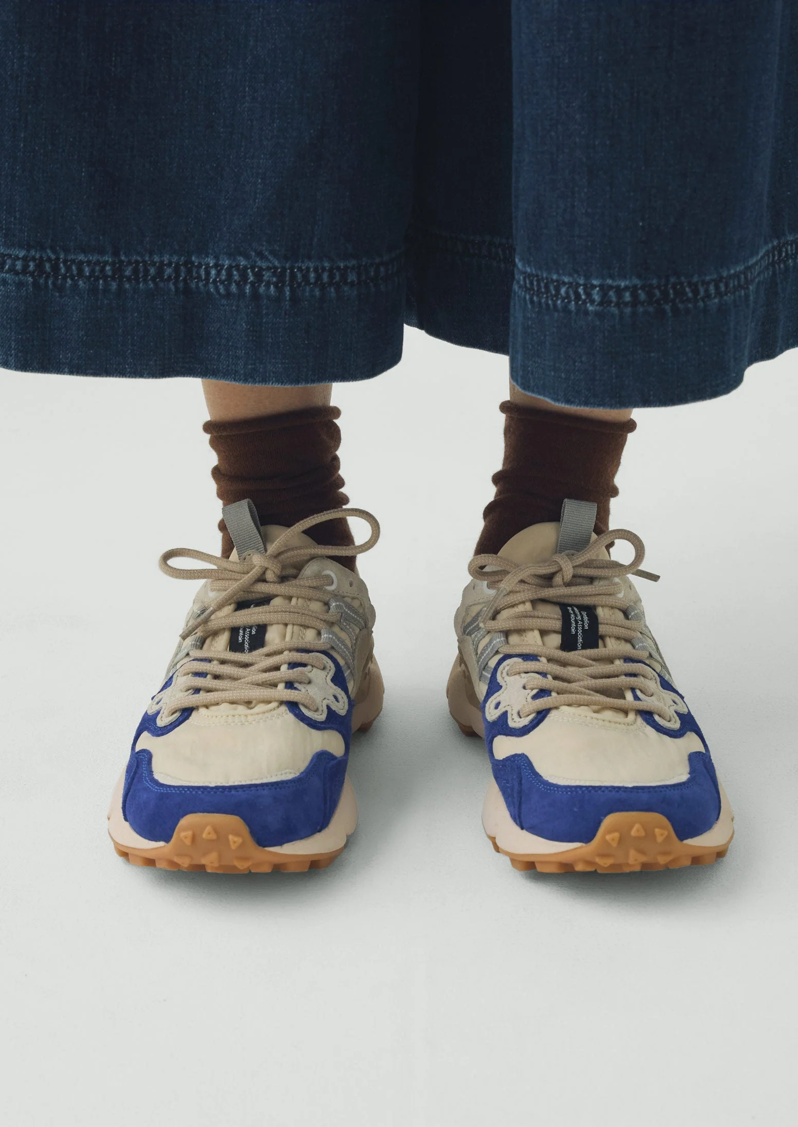 Flower Mountain Yamano Kaiso Trainers | Chalk/Hydrangea Blue - Image 7