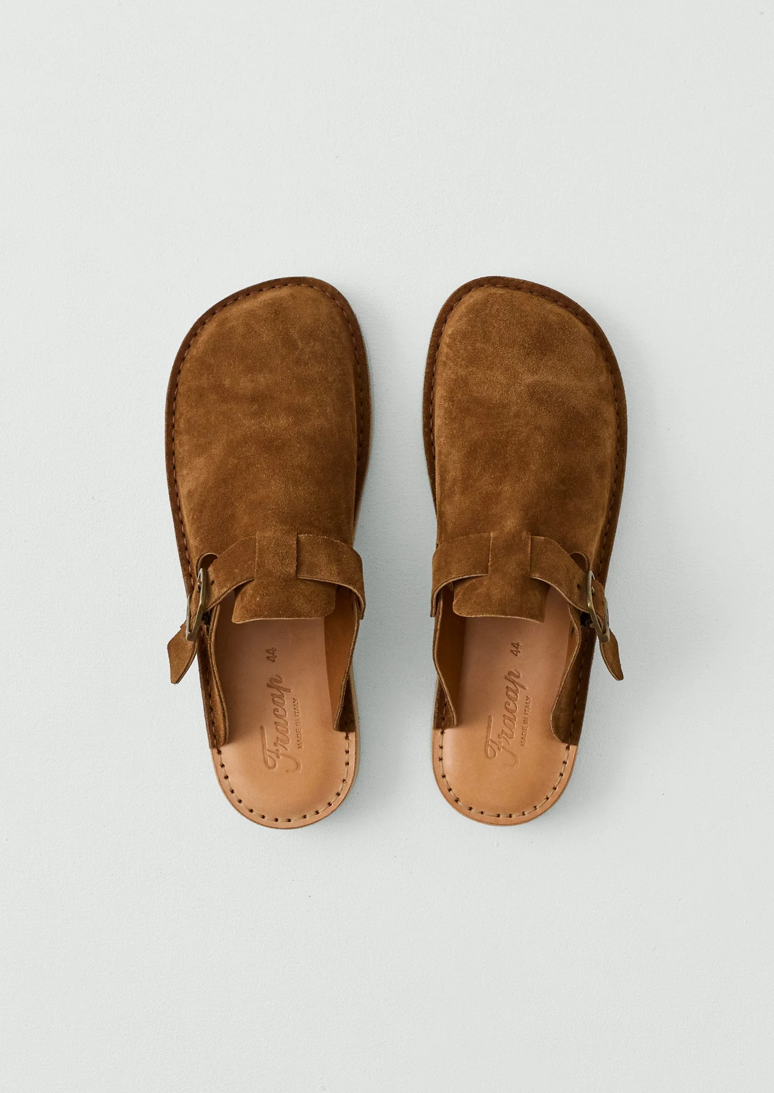 Fracap Suede Mules | Tabacco - Image 4