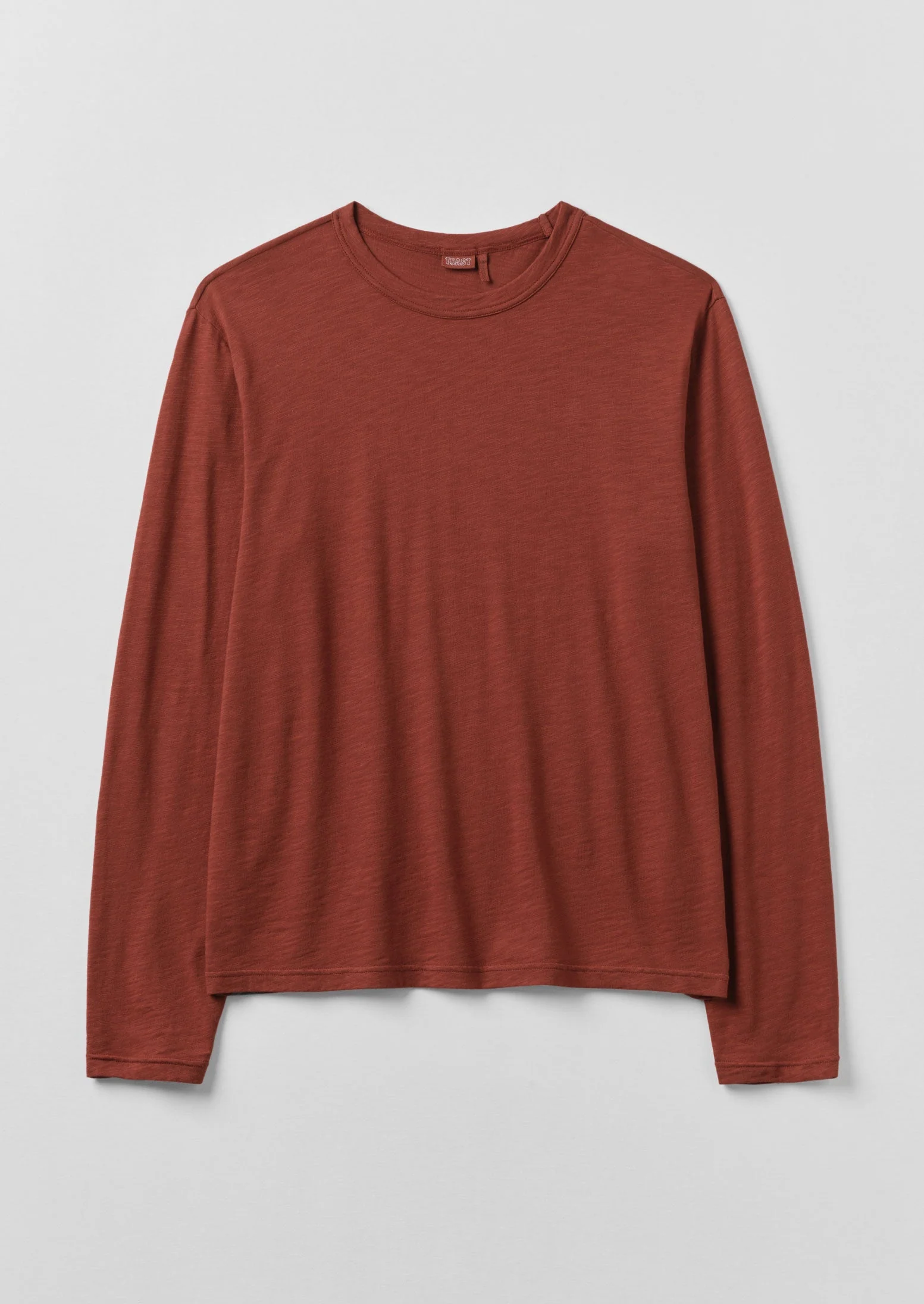 Frank Cotton Long Sleeve Tee | Braeburn Red - Image 4