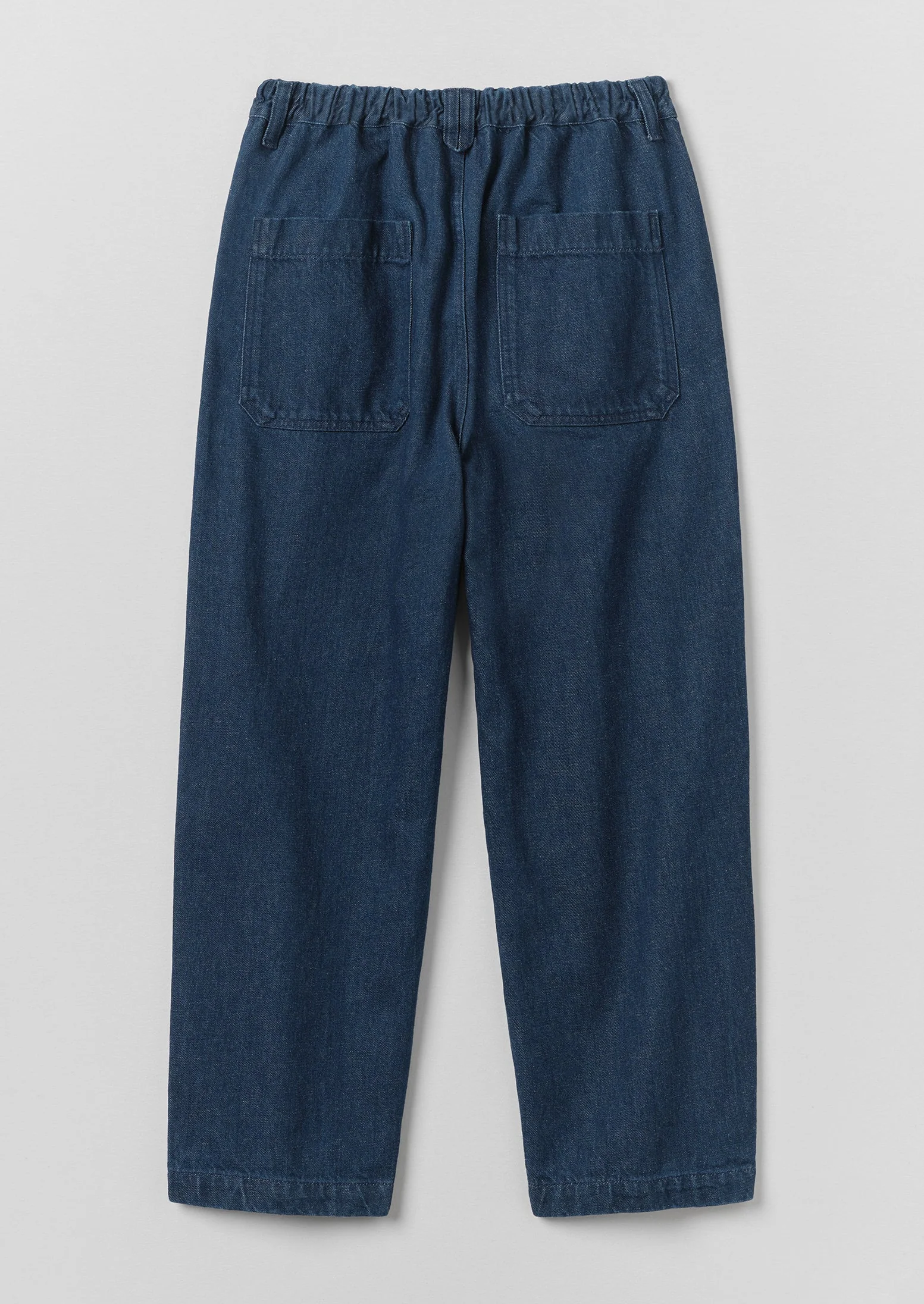Gabriel Cotton Linen Denim Trousers | Indigo - Image 8