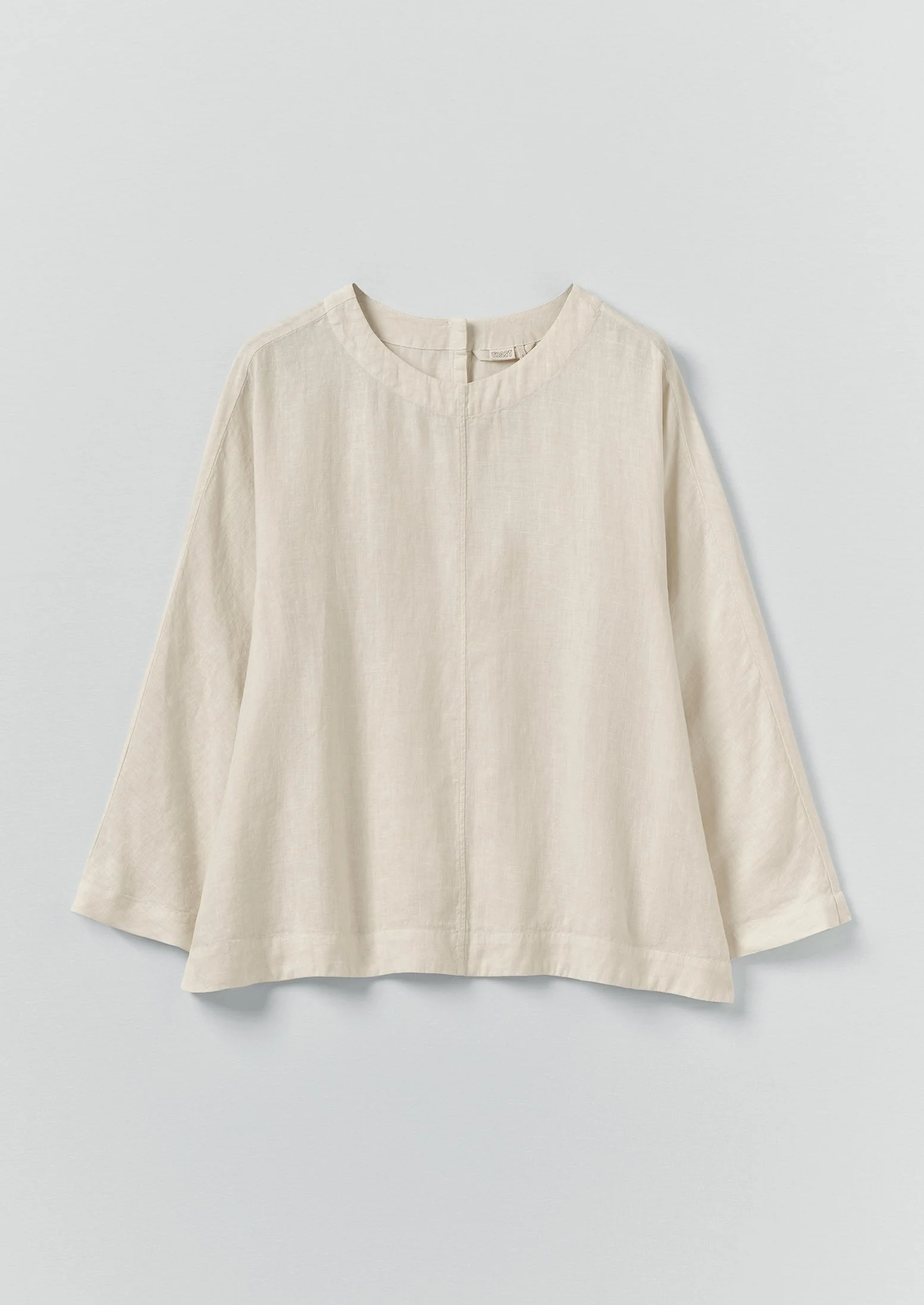 Garment Dyed Linen Top | Oat