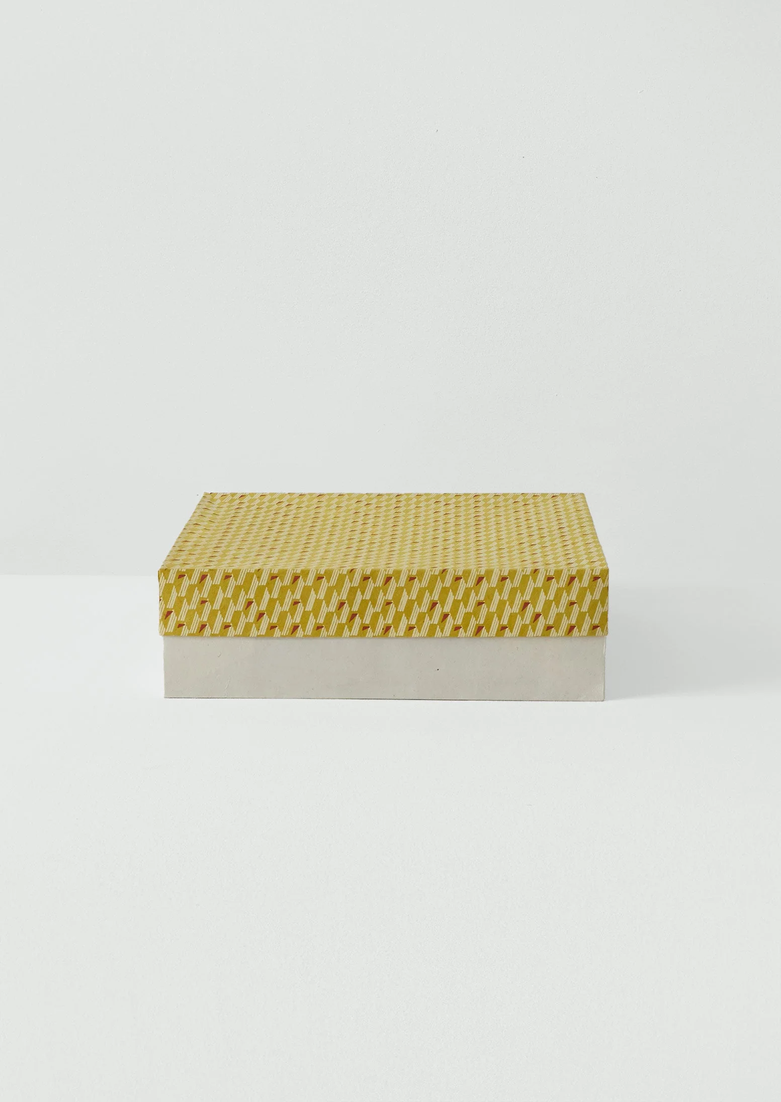 Lokta Paper Gift Box | Ochre/Ecru - Image 2