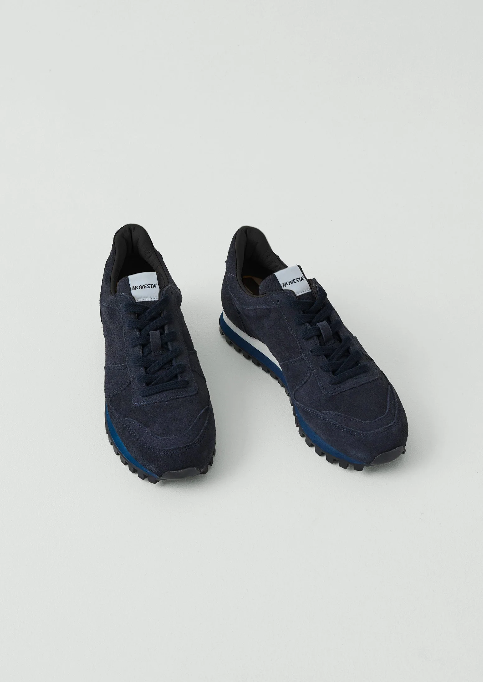 Novesta Suede Marathon Trail Trainers | Midnight Blue
