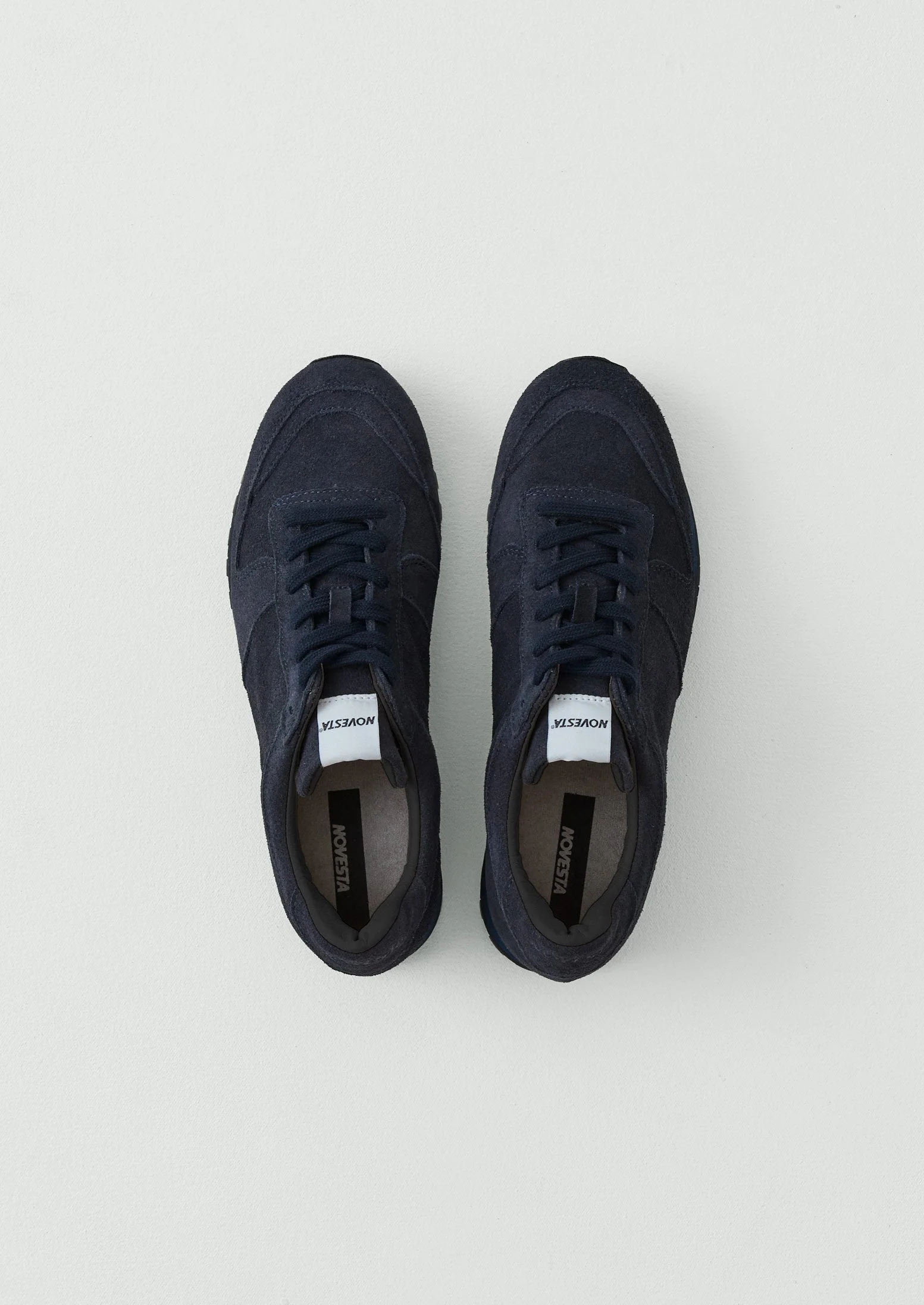 Novesta Suede Marathon Trail Trainers | Midnight Blue - Image 3