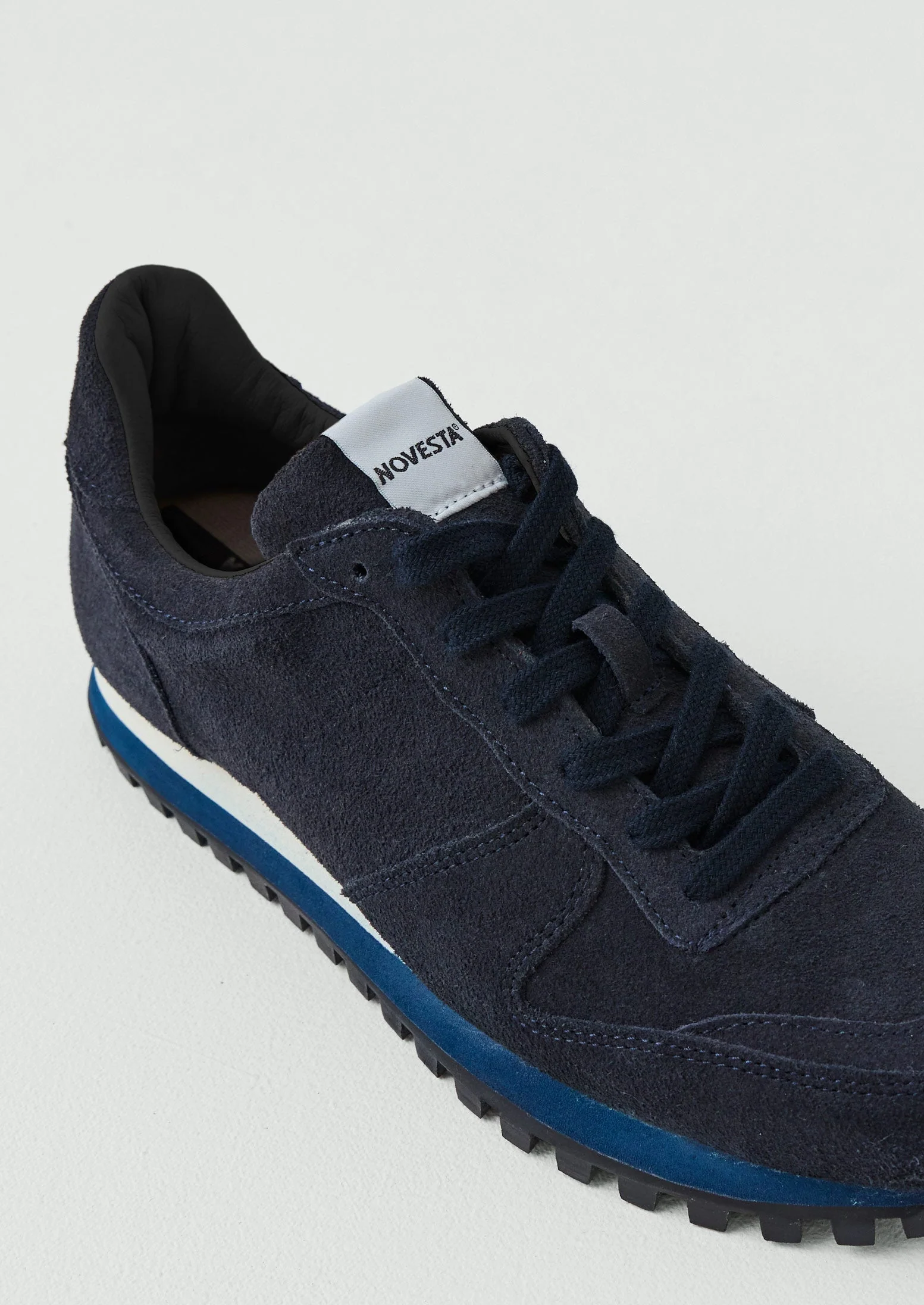 Novesta Suede Marathon Trail Trainers | Midnight Blue - Image 4