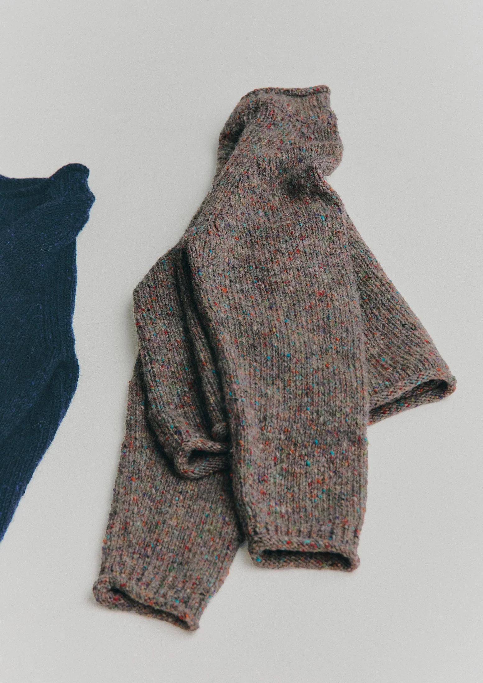 Orla Donegal Wool Sweater | Fossil - Image 7