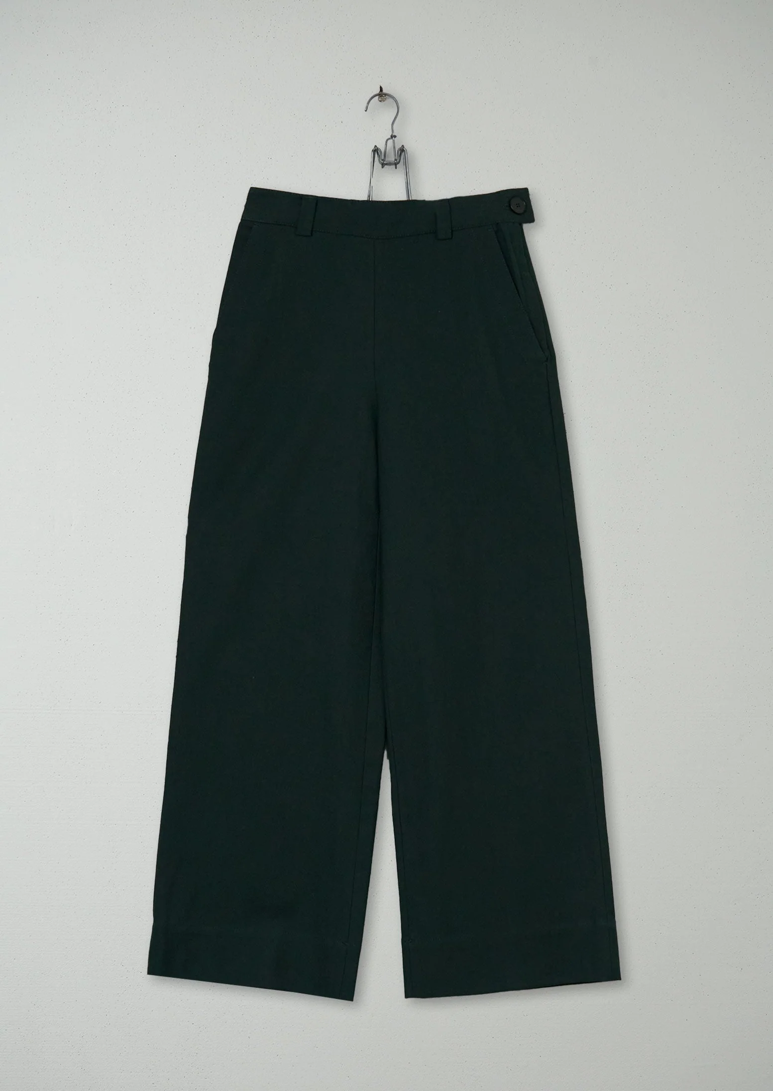 Reworn Cotton Wool Canvas Trousers Size 6 (1297) | Oil