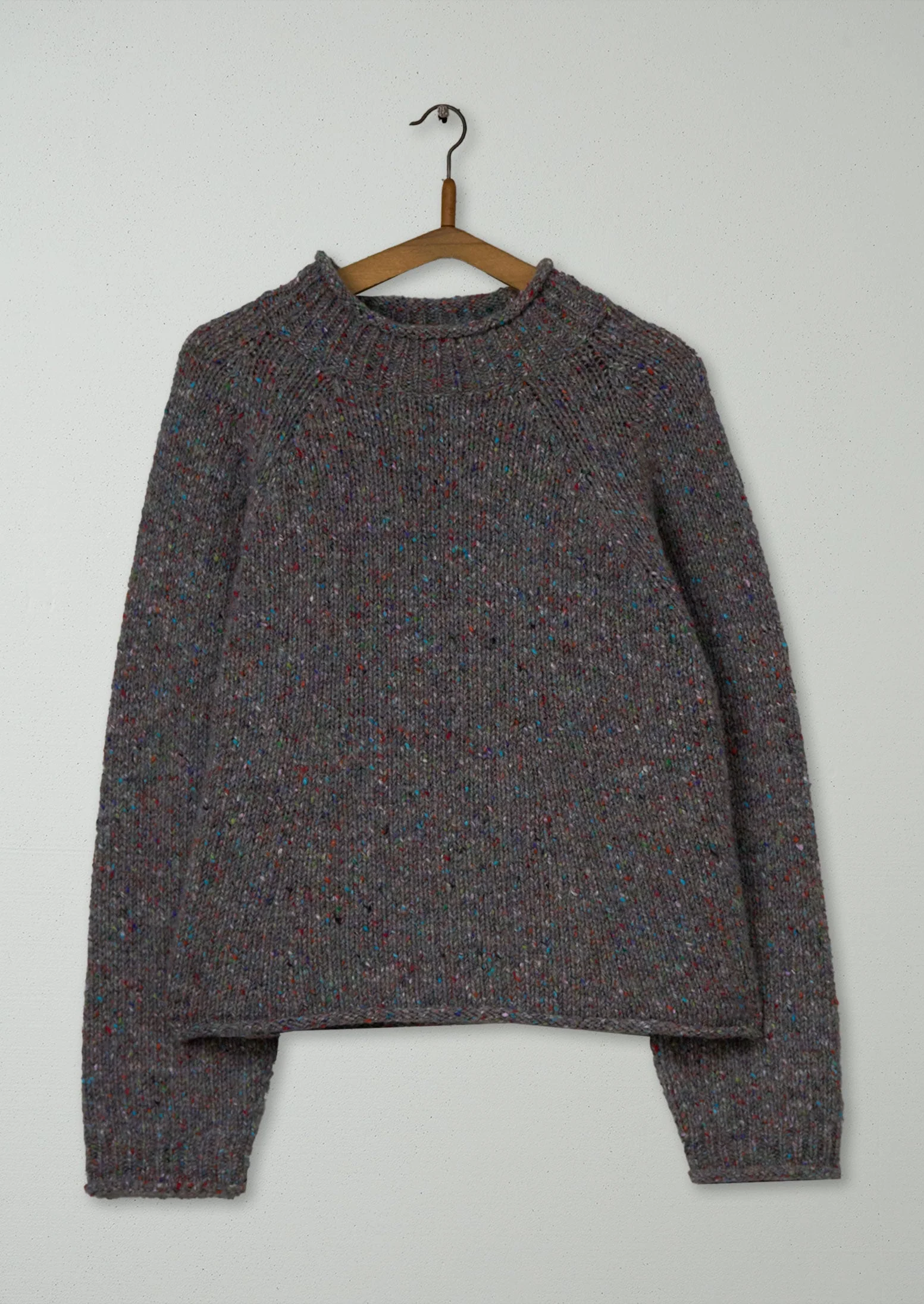 Reworn Donegal Wool Sweater Size M (549) | Fossil