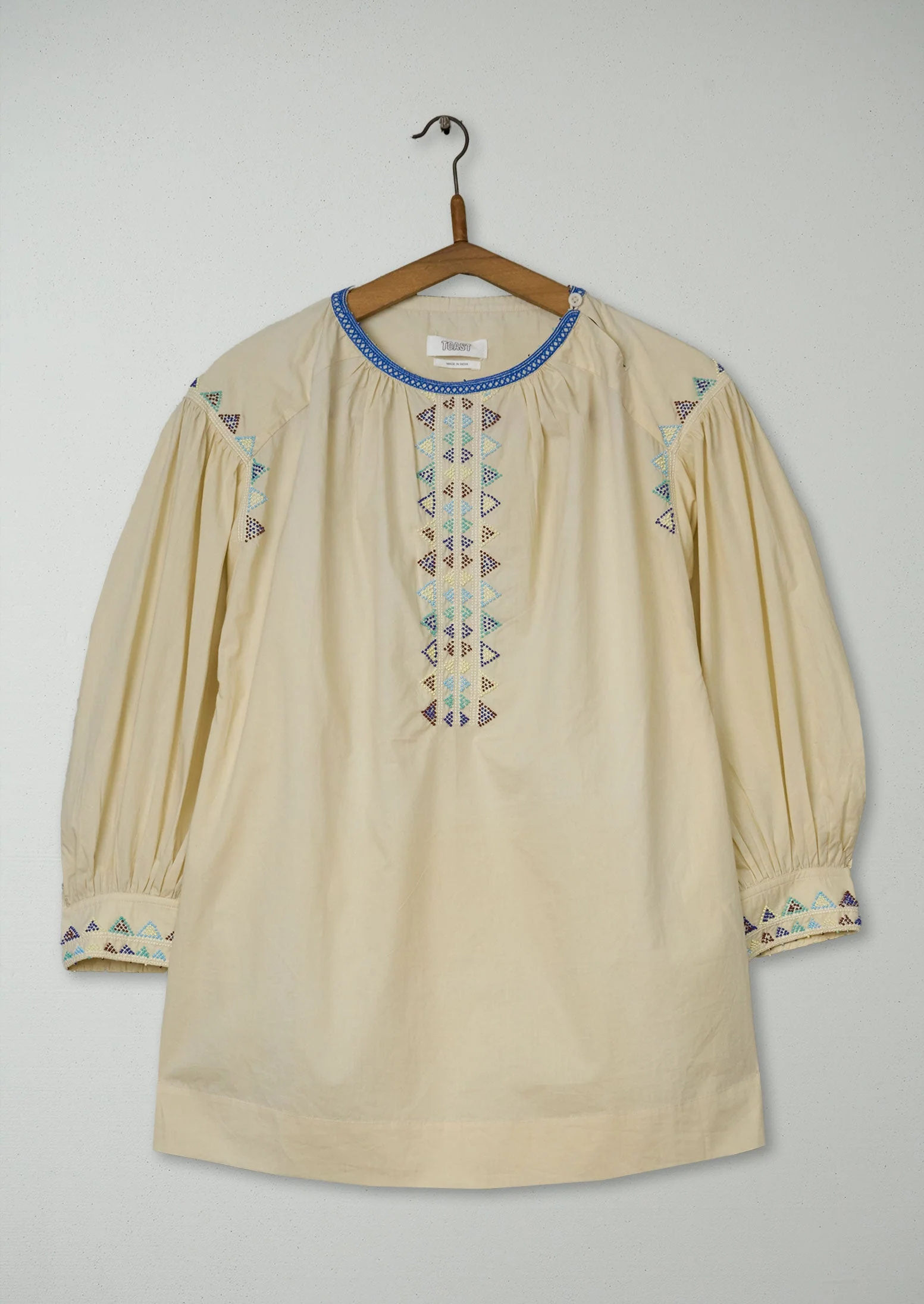 Reworn Hand Beaded Top Size XXSXS (1091) | Multi