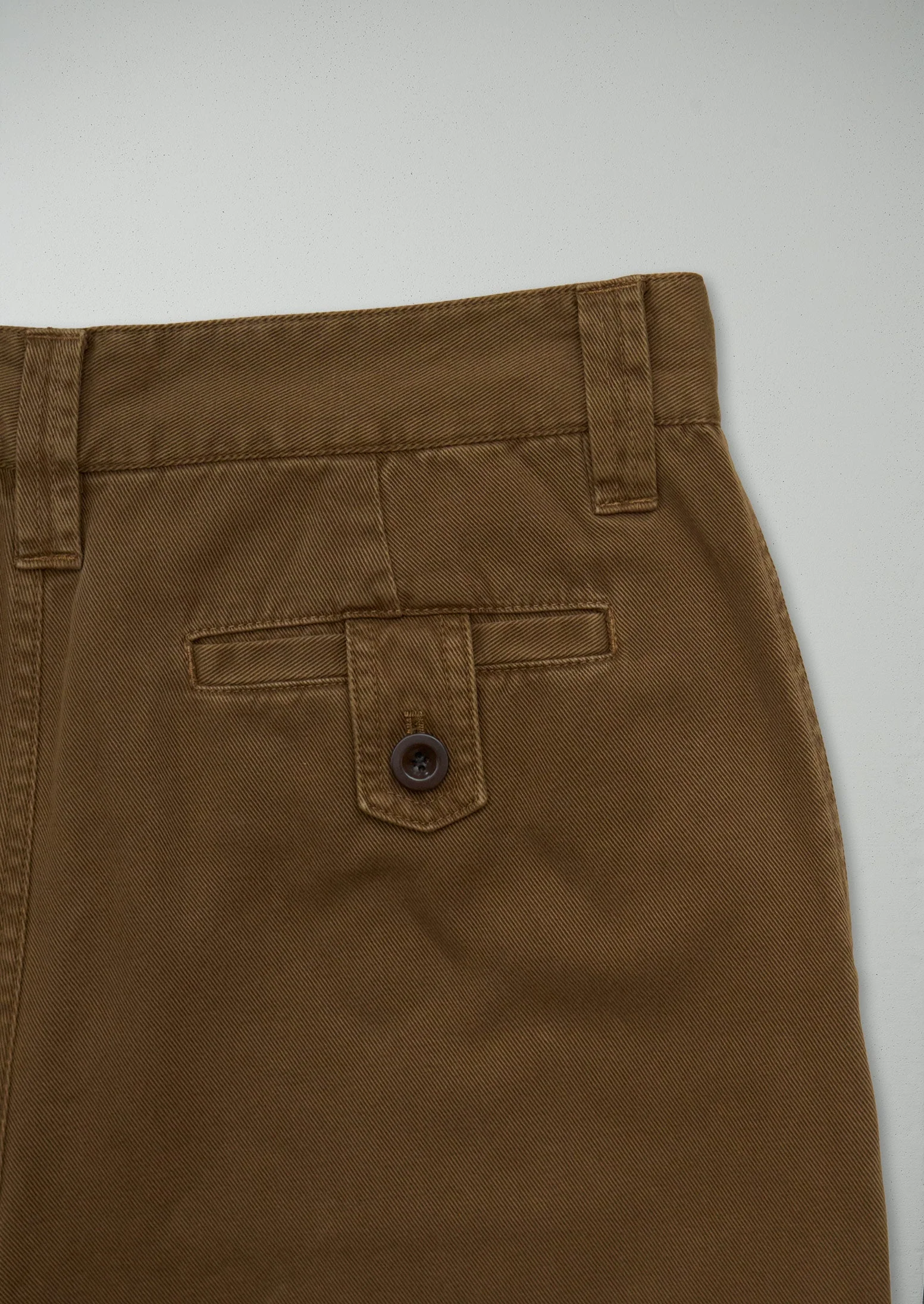 Reworn Mens Pleat Trousers Size M (088) | Toffee - Image 2