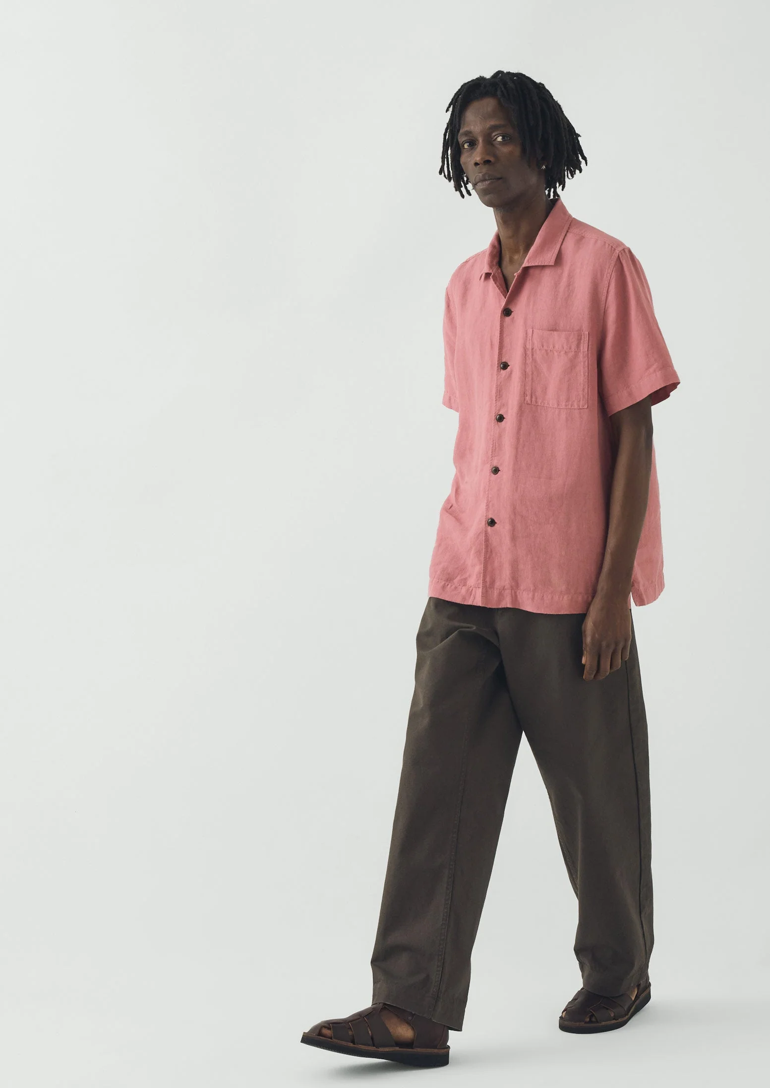 Rory Cotton Canvas Trousers | Flint Grey - Image 4