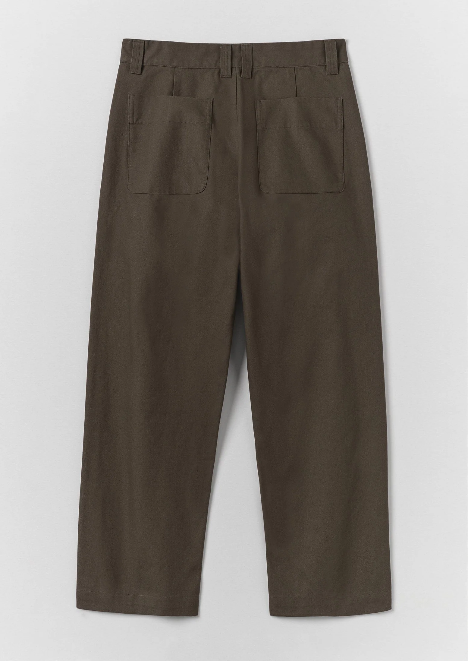 Rory Cotton Canvas Trousers | Flint Grey - Image 8