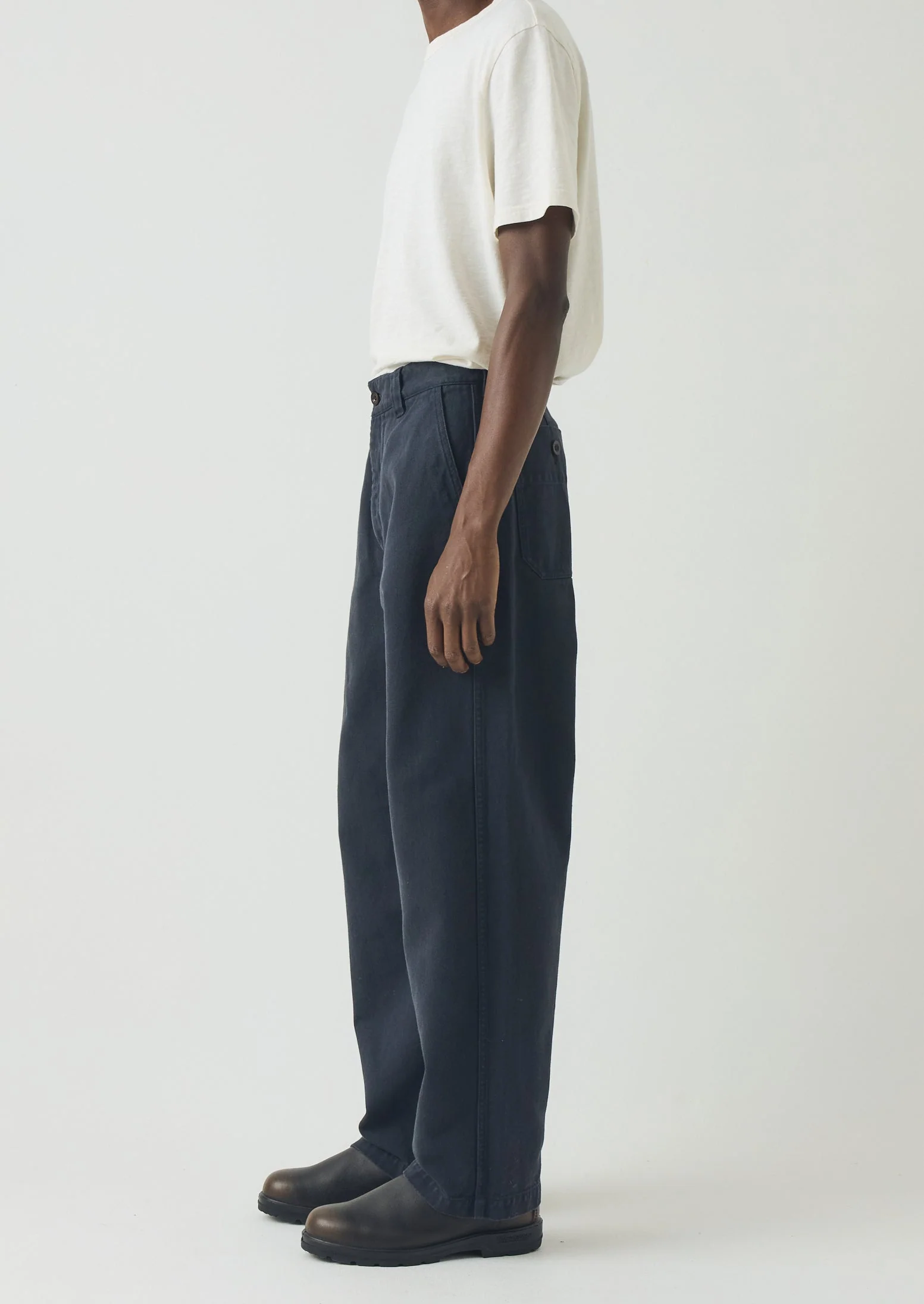 Rory Straight Leg Trousers | Ink - Image 3