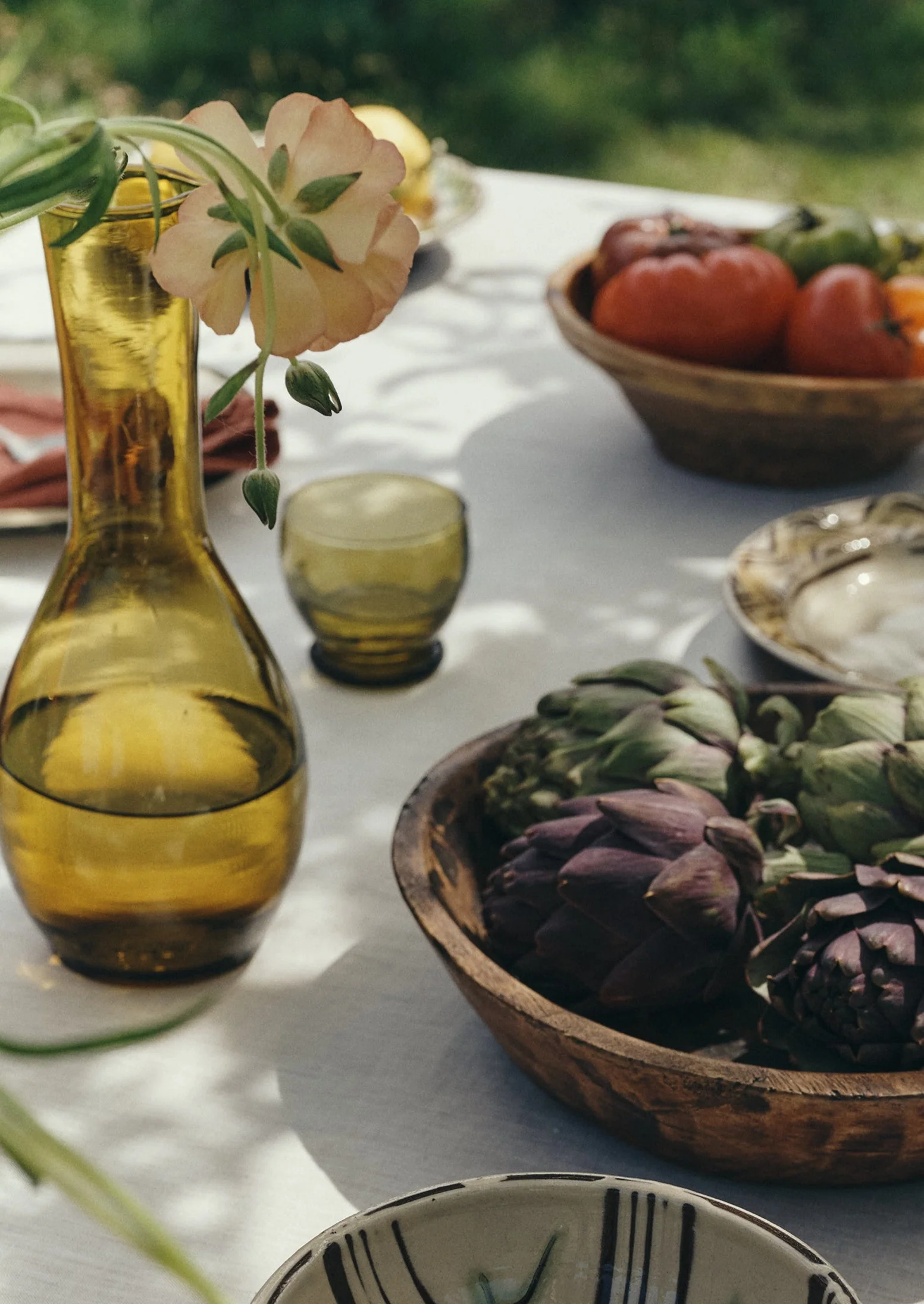 Rounded Moroccan Glasses Set | Amber - Image 3