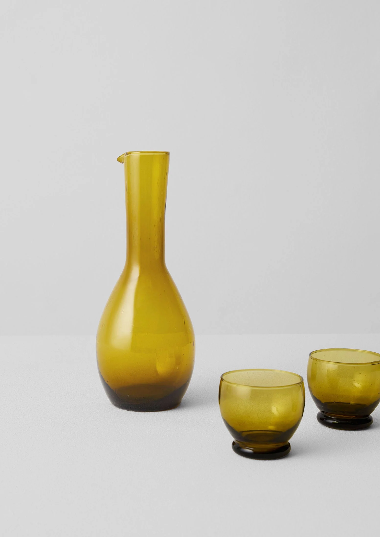 Rounded Moroccan Glasses Set | Amber - Image 4
