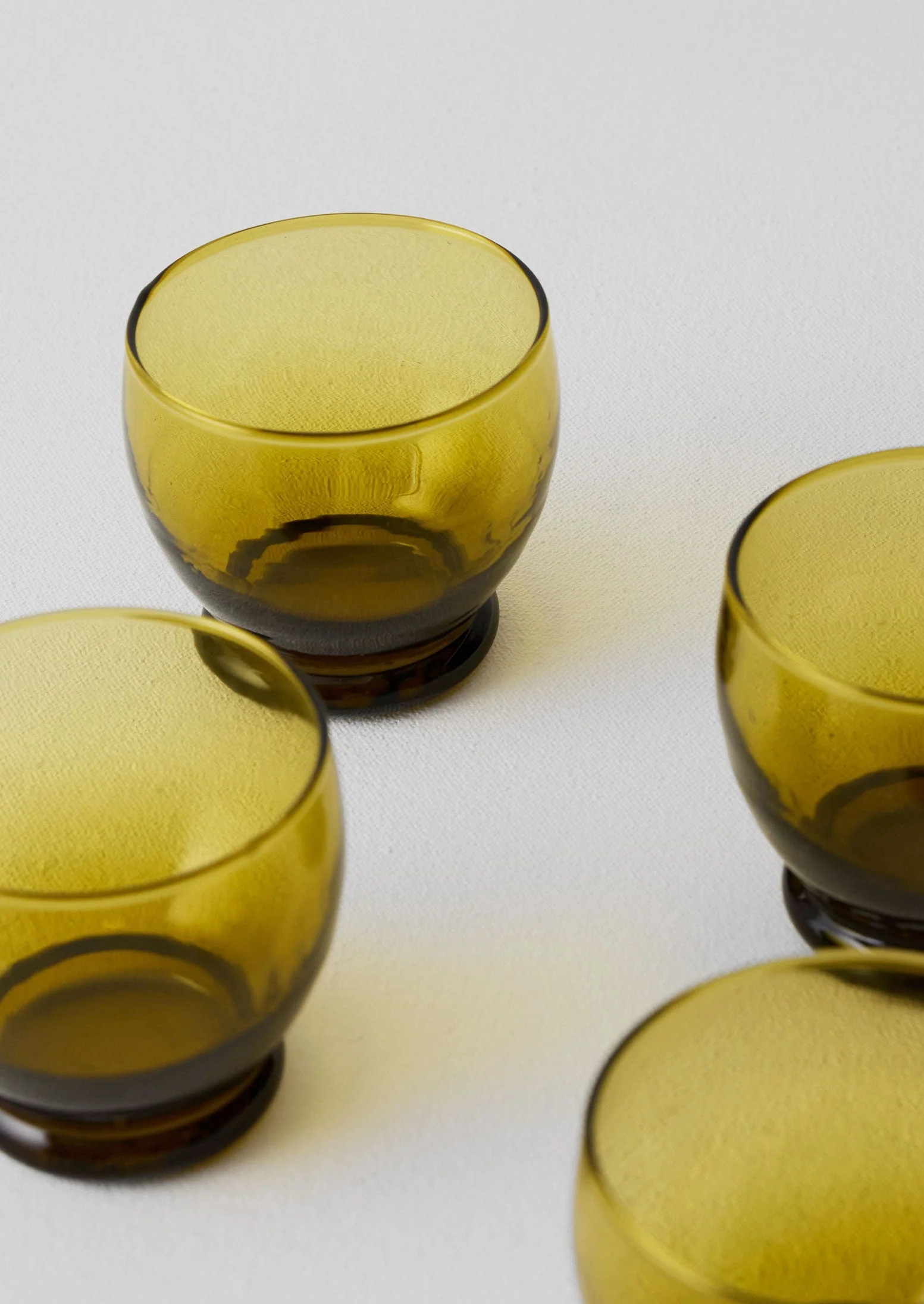 Rounded Moroccan Glasses Set | Amber - Image 5