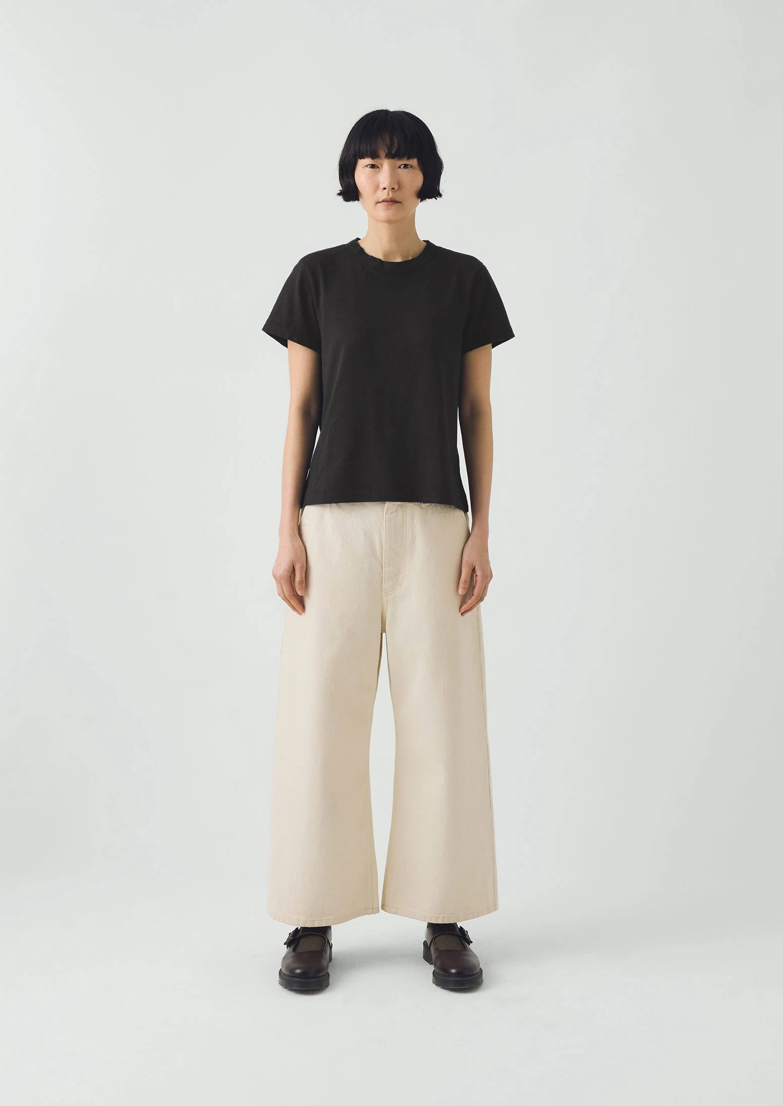 Sadie Cotton Boy Tee | Carbon Black - Image 3