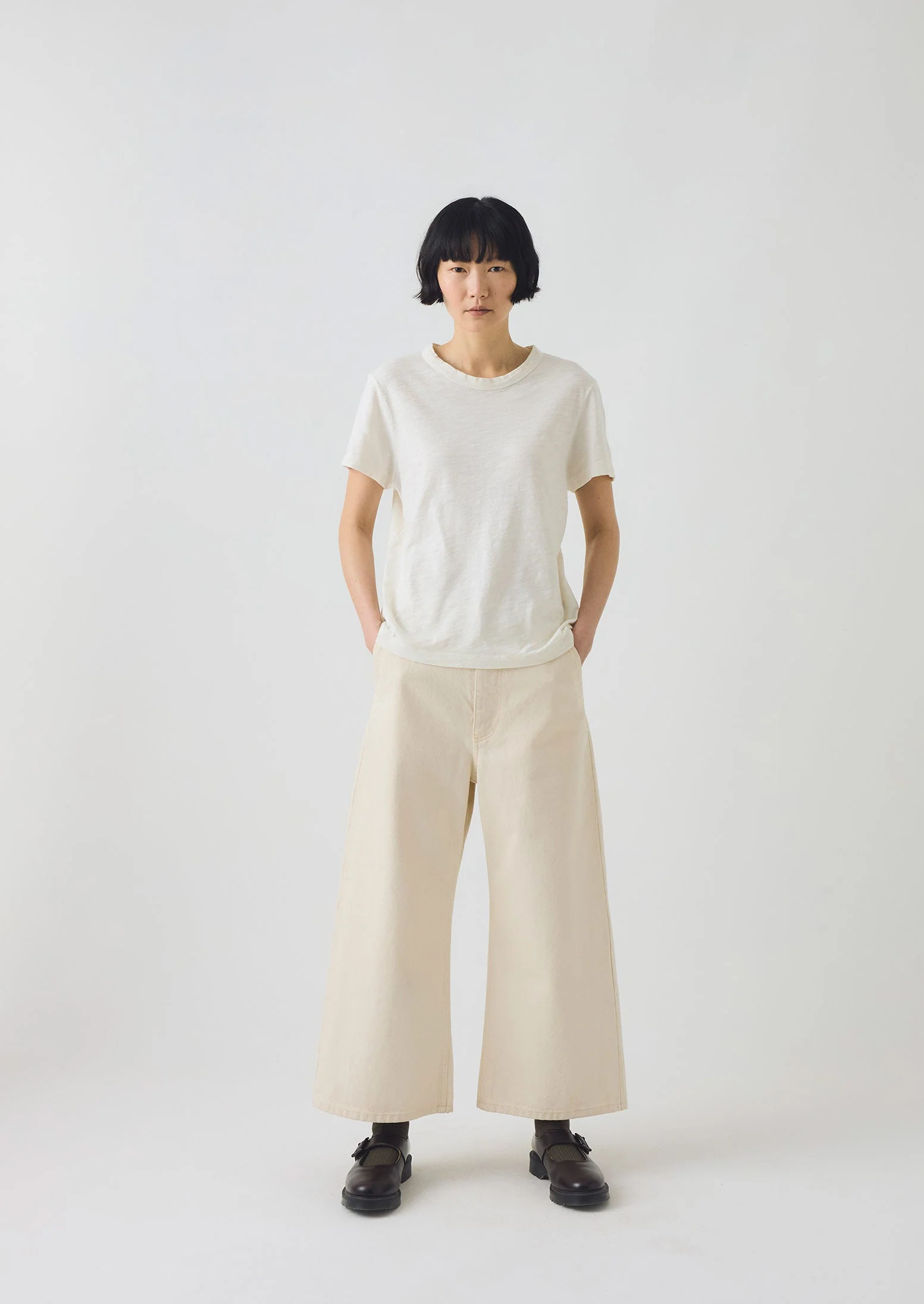 Sadie Cotton Boy Tee | Chalk - Image 4