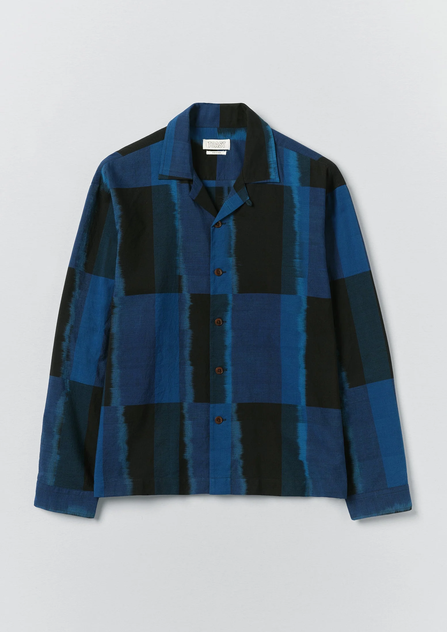 Sobremesa Cotton Ikat Shirt | Bright Blue