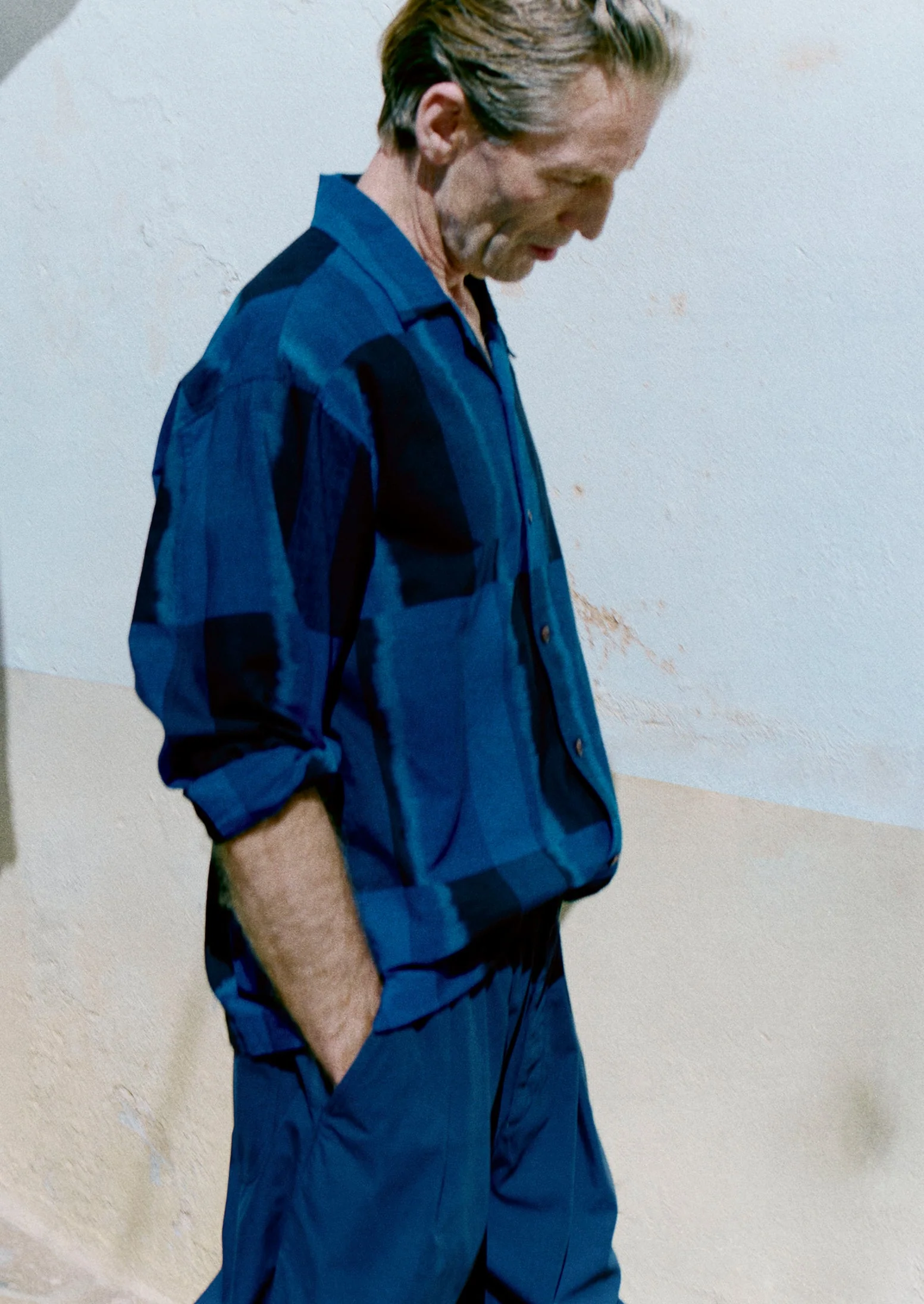 Sobremesa Cotton Ikat Shirt | Bright Blue - Image 2