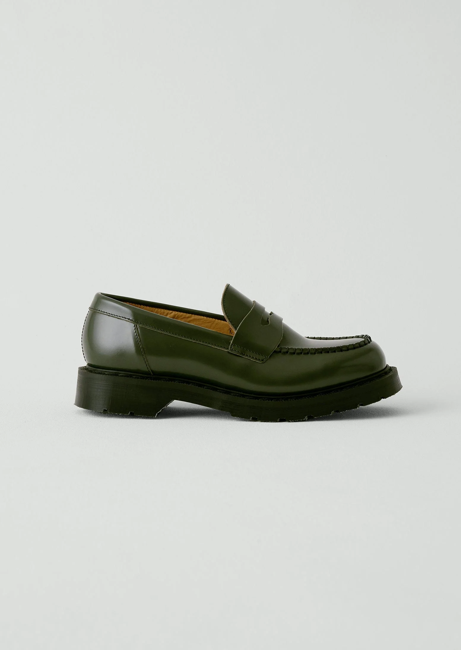 Solovair Loafers | Rich Olive - Image 2