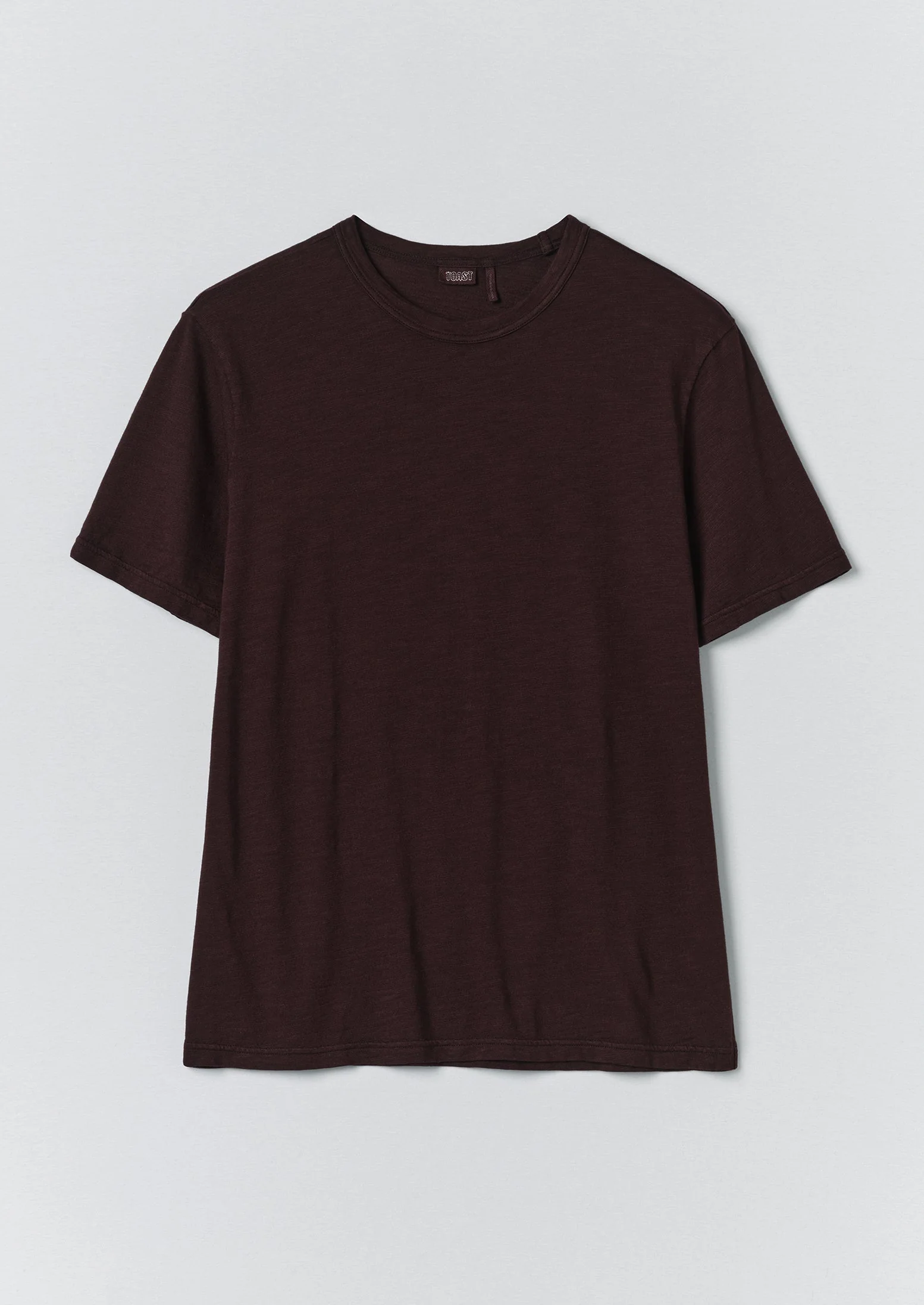 Theo Cotton Short Sleeve Tee | Beetroot - Image 6