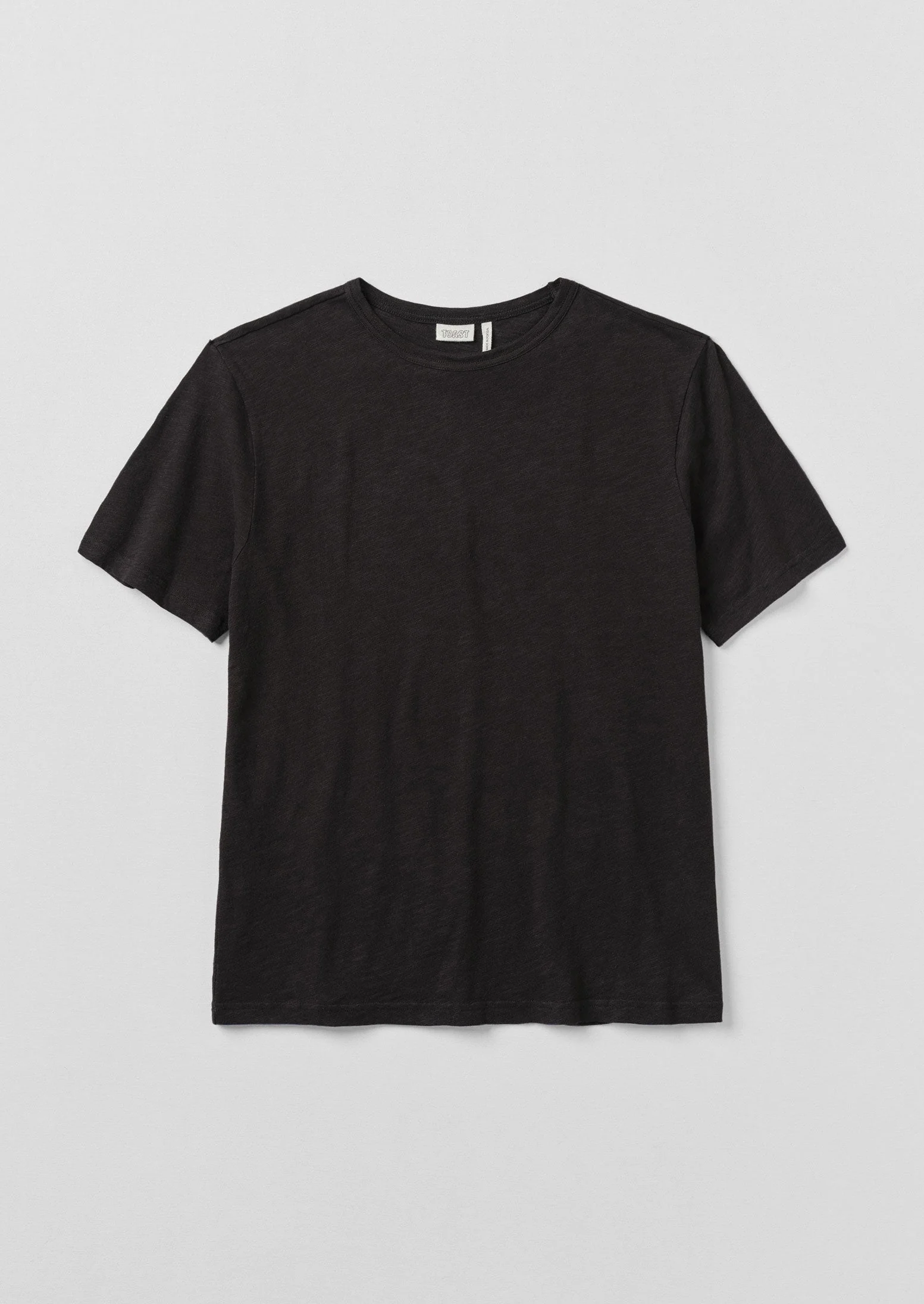 Theo Cotton Short Sleeve Tee | Carbon Black - Image 4