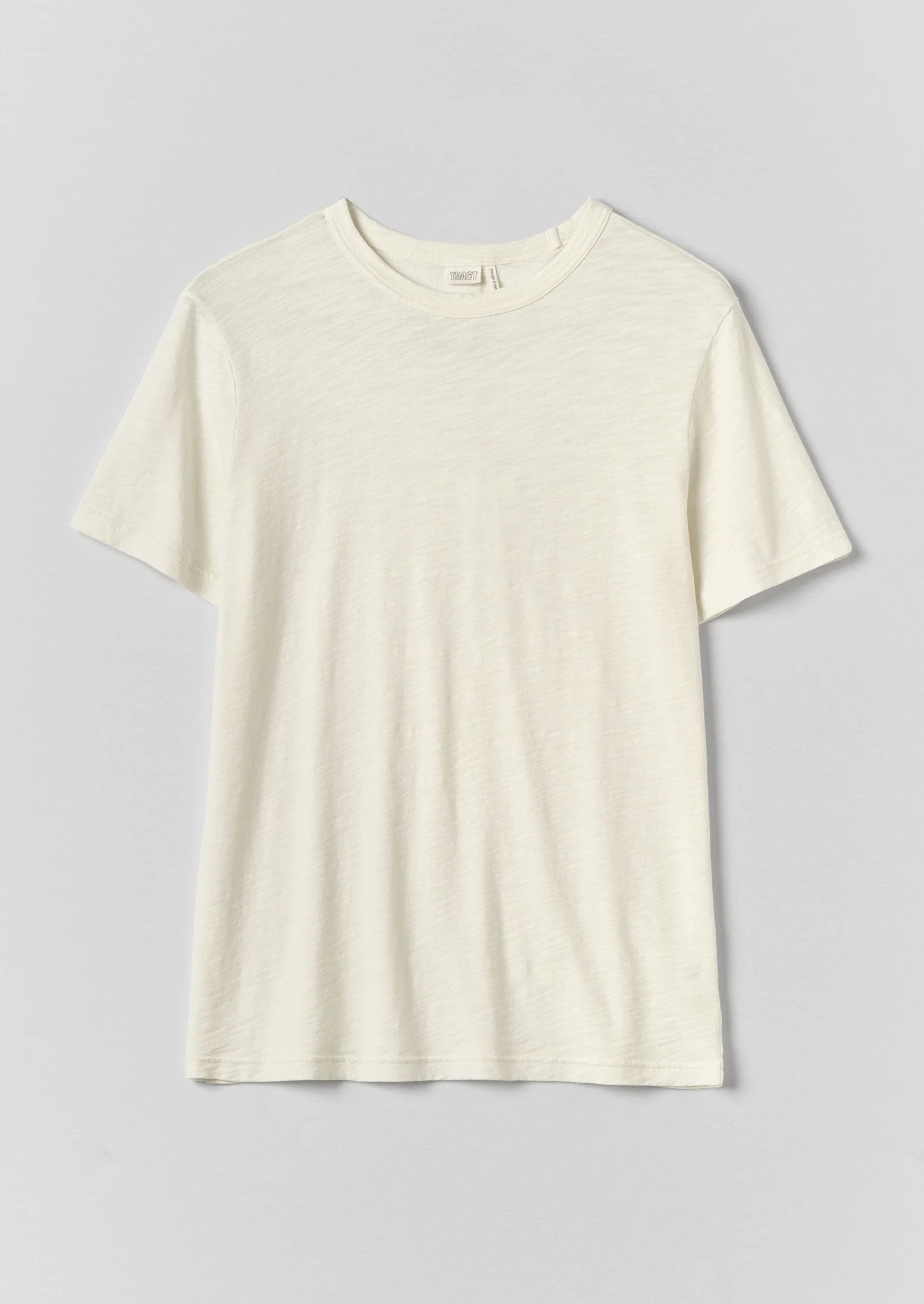 Theo Cotton Short Sleeve Tee | Chalk - Image 4