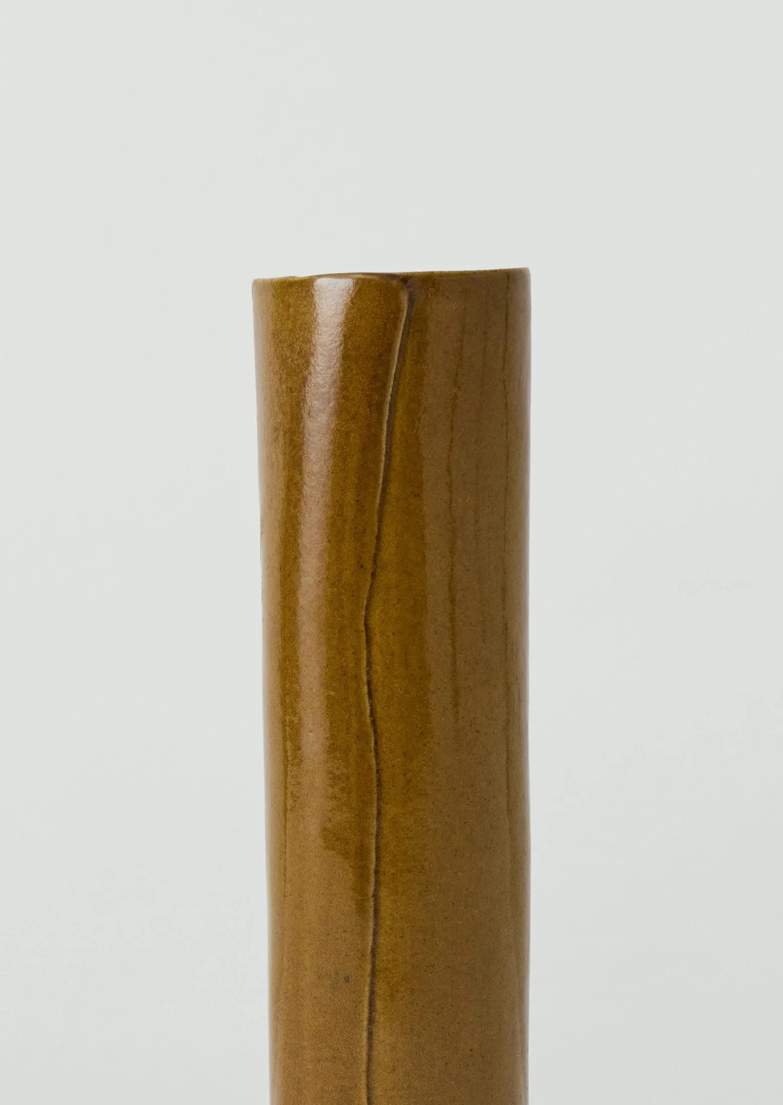 Tom Lawson Large Cylindrical Vase | Honey - Image 4