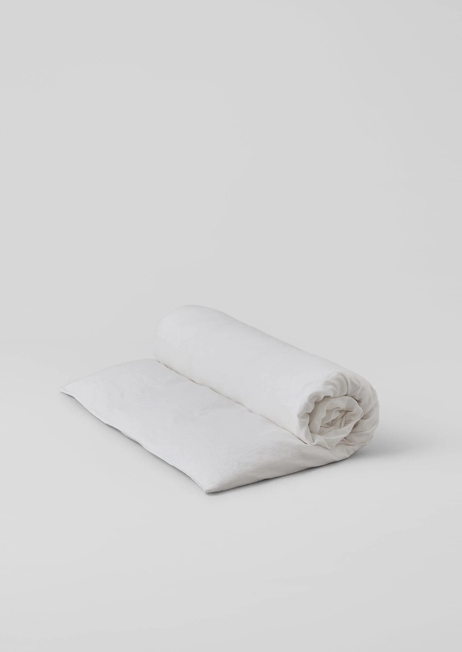 Washed Linen Cotton Duvet Cover | Ecru
