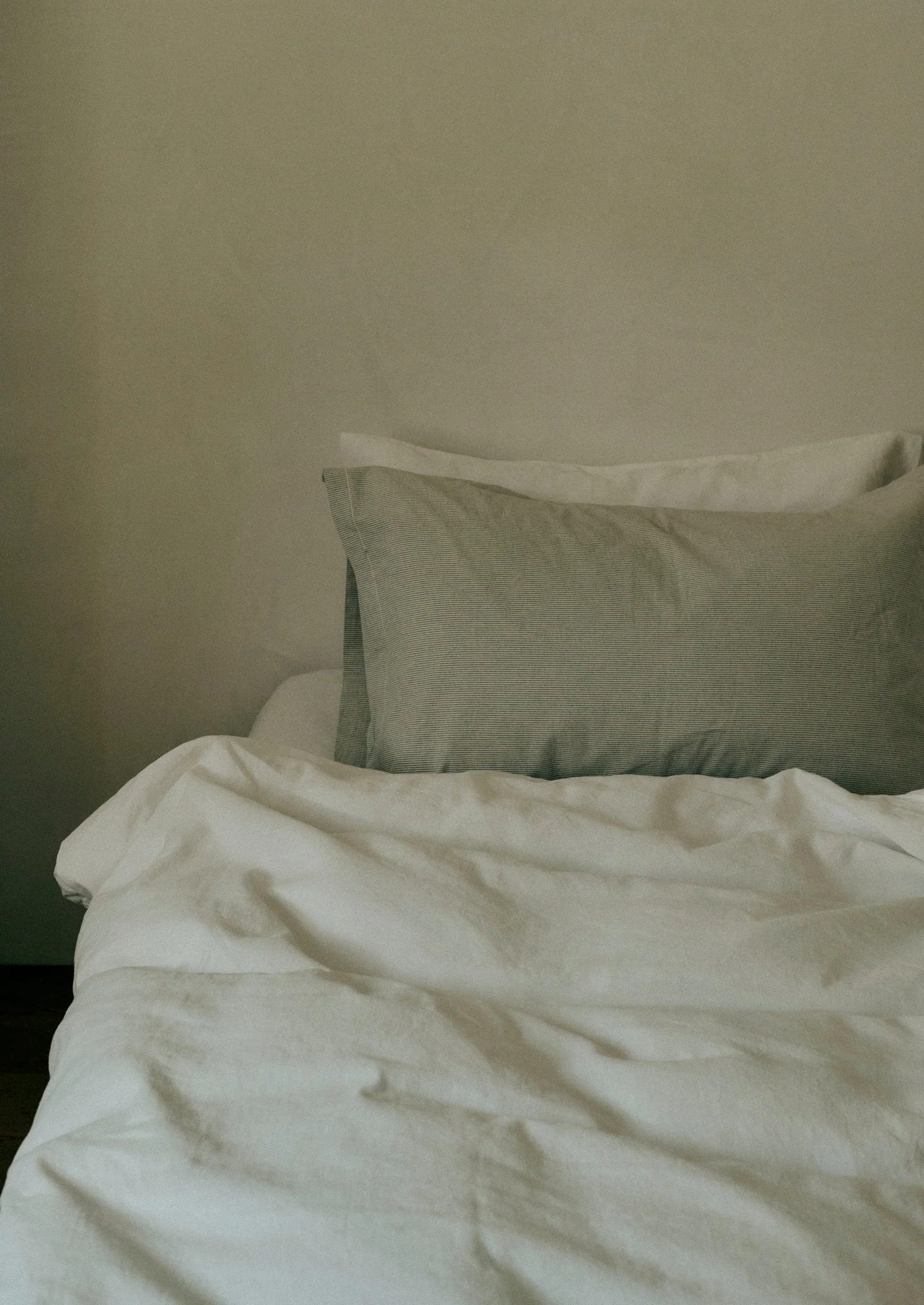 Washed Linen Cotton Duvet Cover | Ecru - Image 2