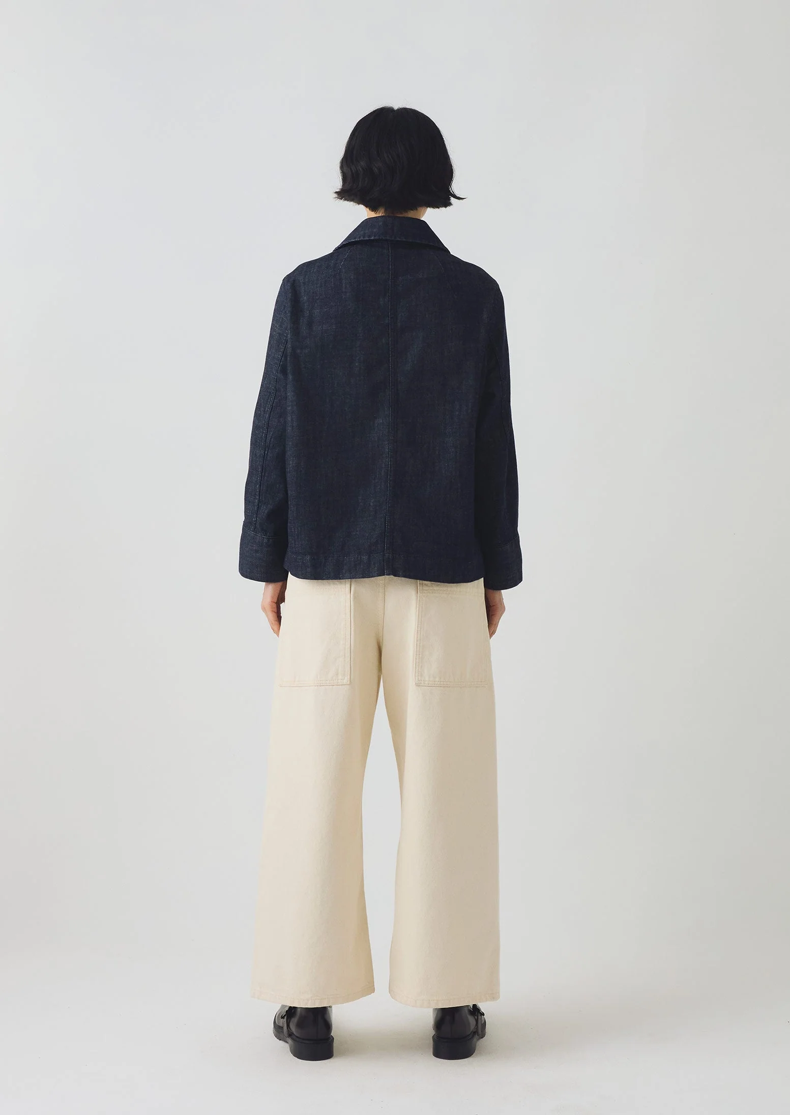 Wide Sleeve Indigo Denim Jacket | Indigo - Image 5